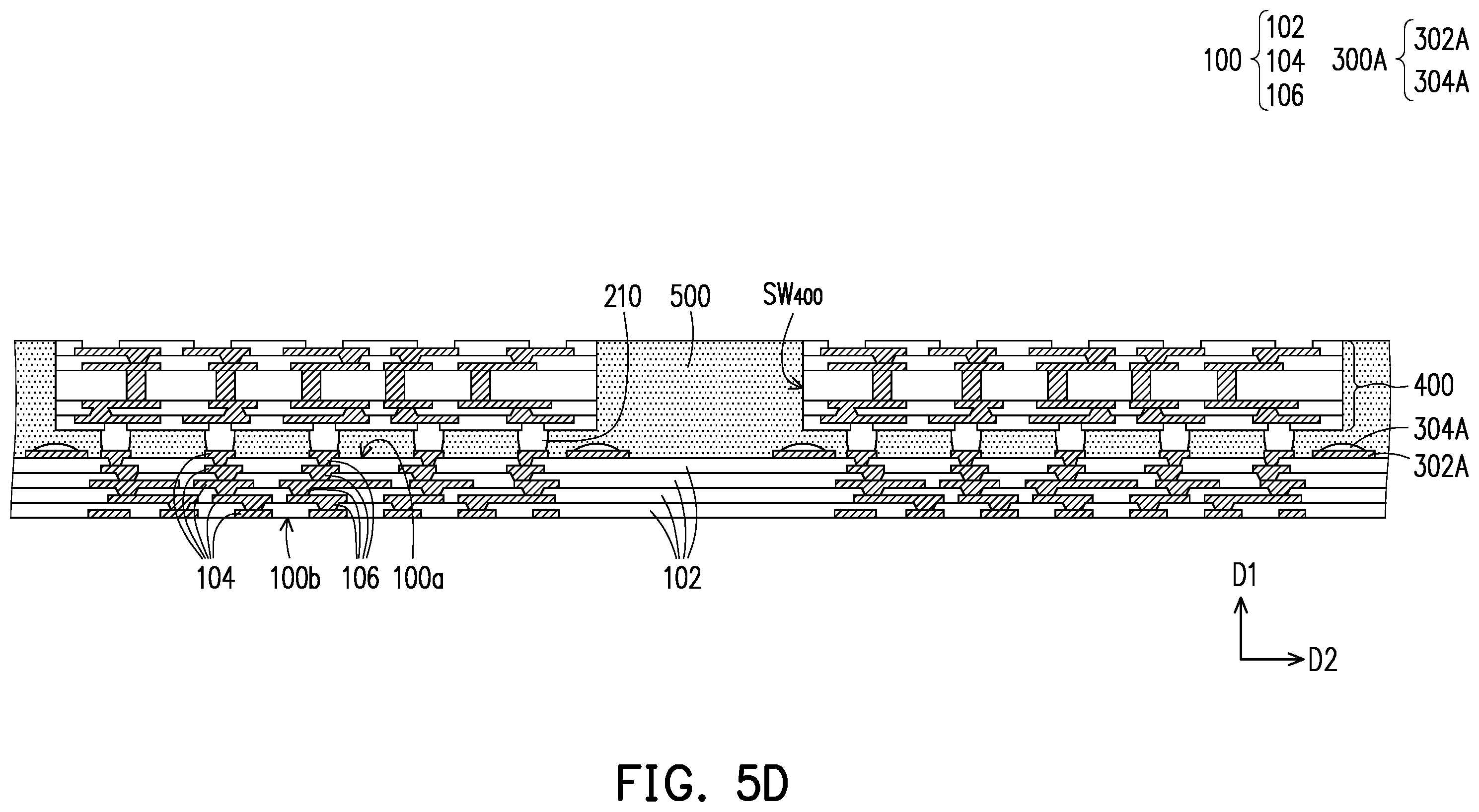 Patent US12142579 Figure 14 – Package structure and manufacturing method thereof