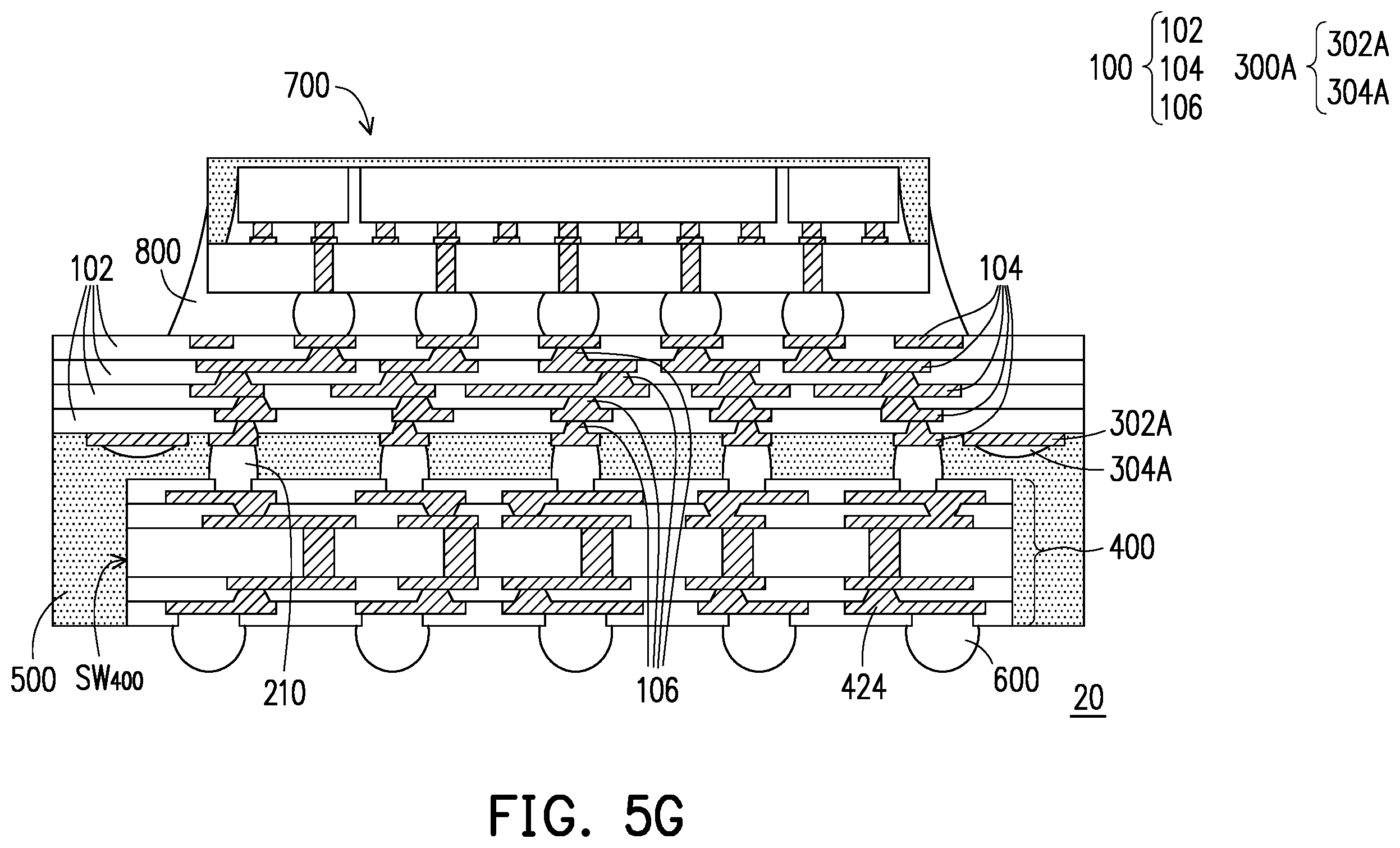 Patent US12142579 Figure 17 – Package structure and manufacturing method thereof