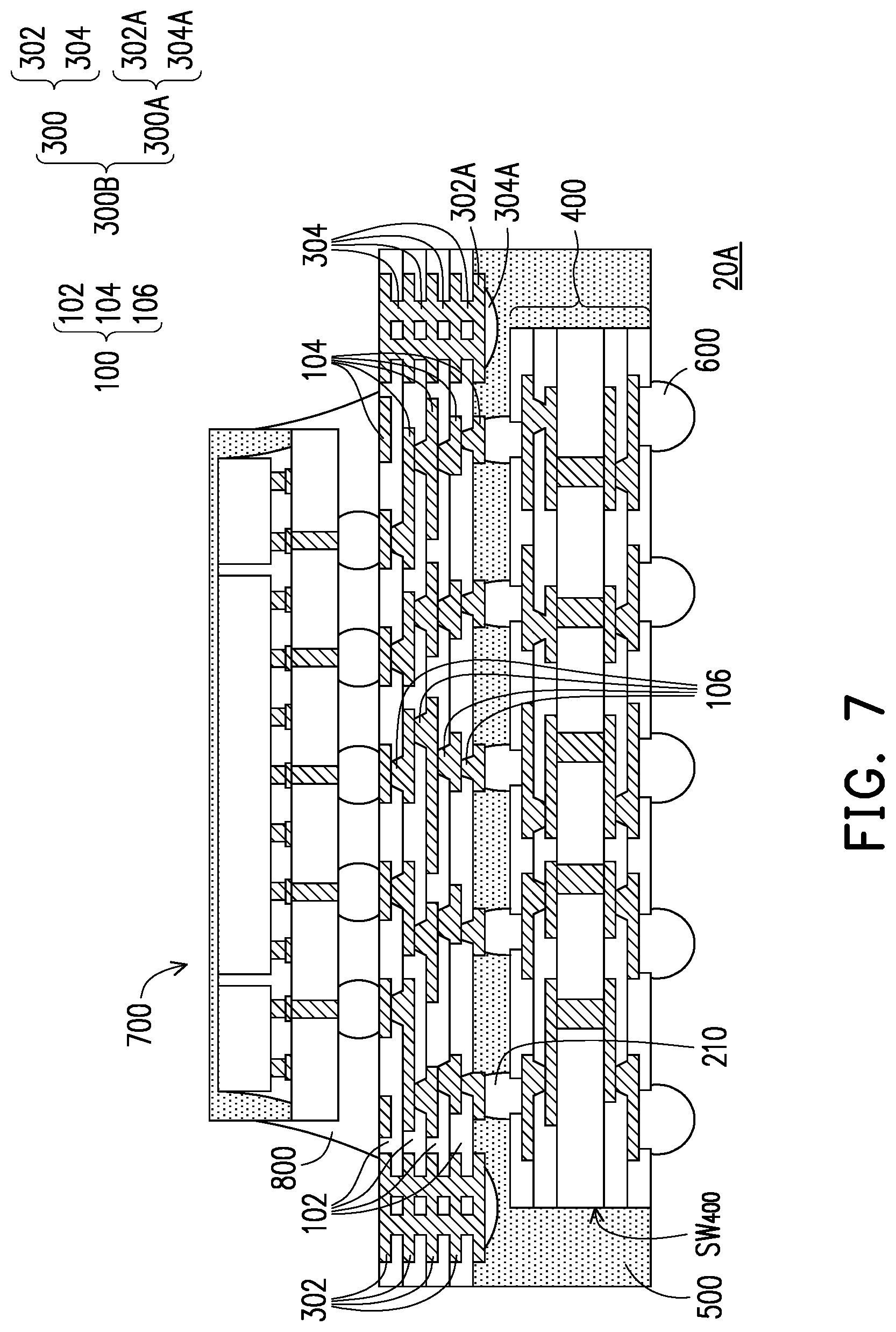 Patent US12142579 Figure 20 – Package structure and manufacturing method thereof
