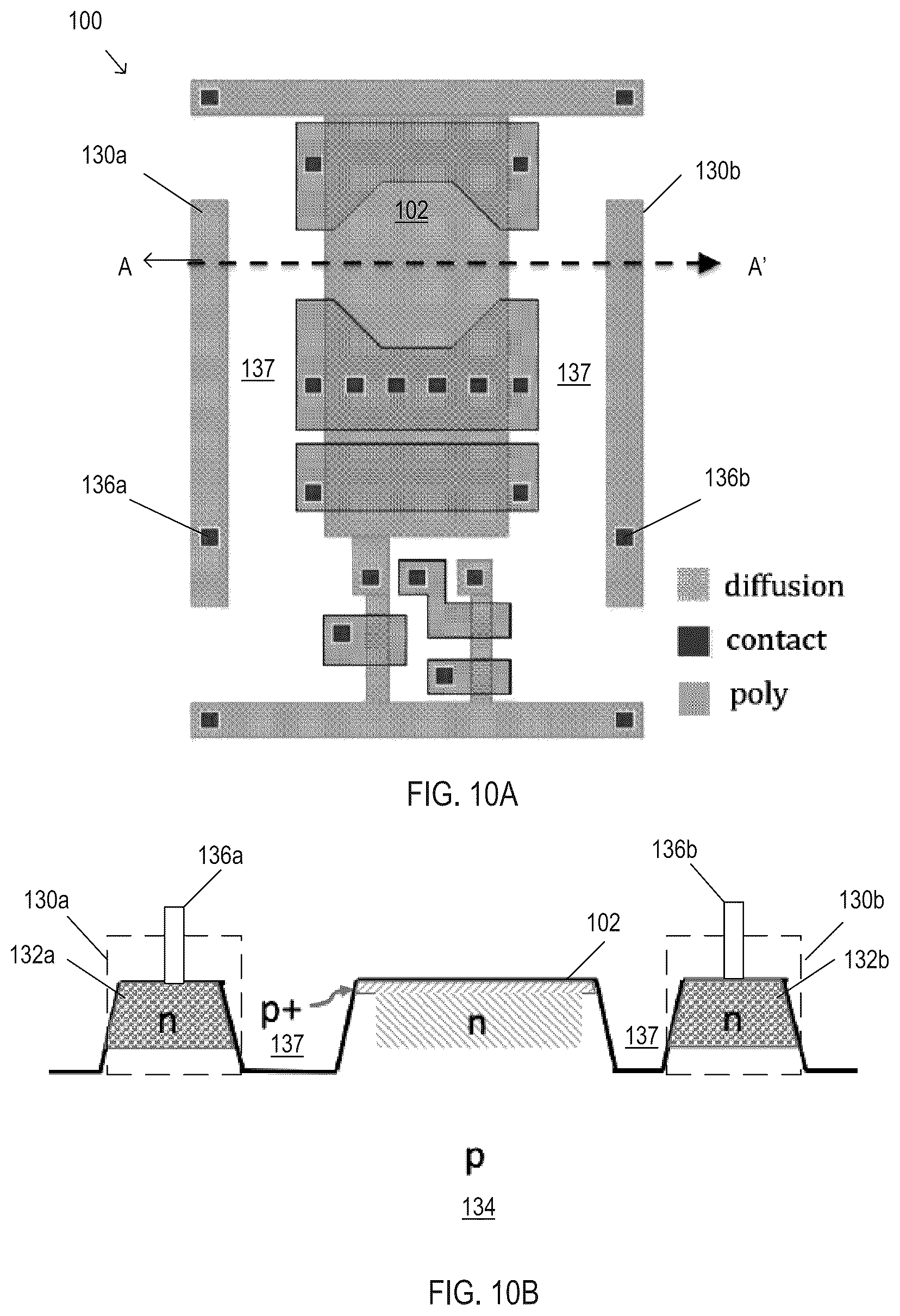 Patent US12142619 Figure 9 – Pixel with enhanced drain