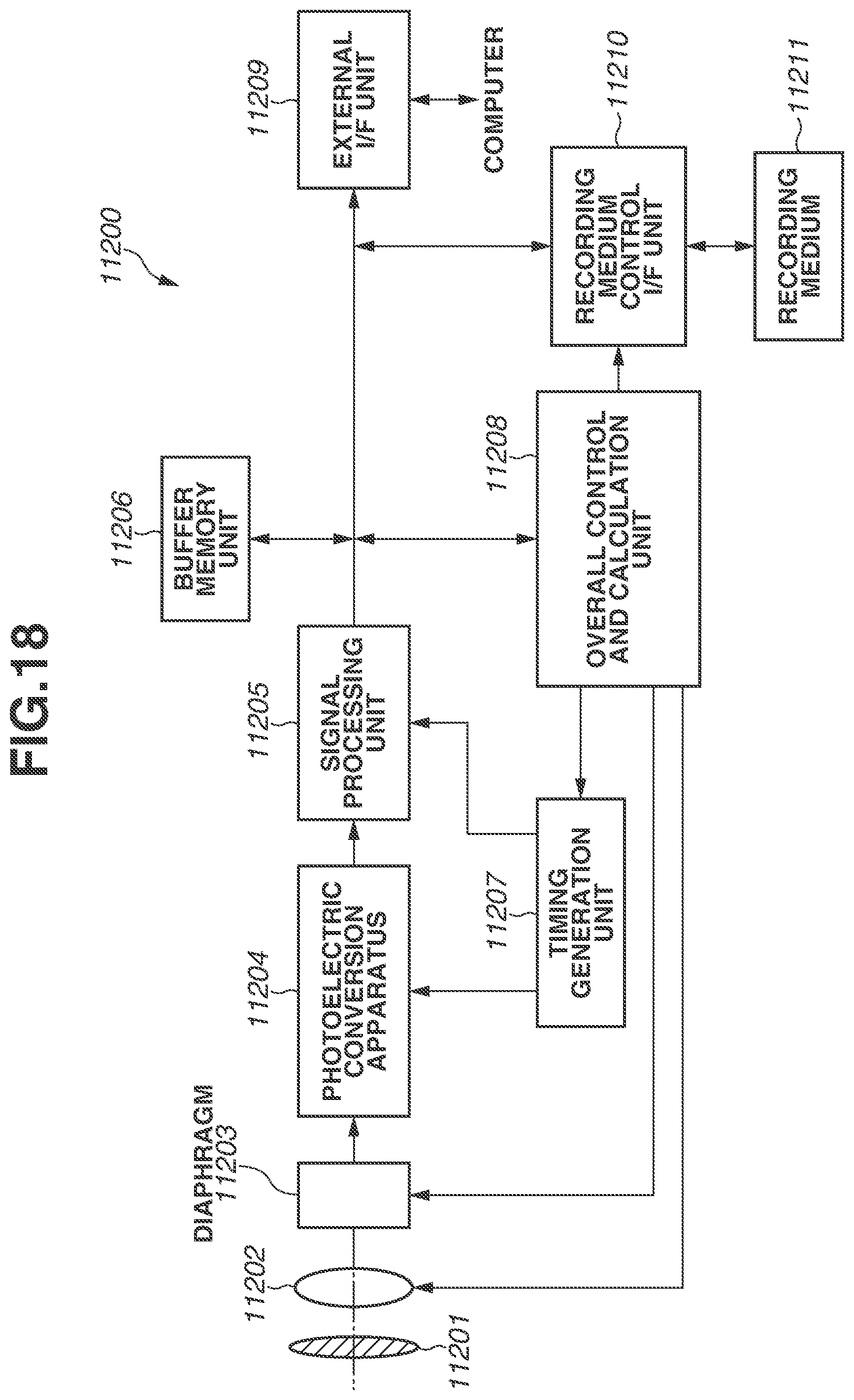 Patent US12142627 Figure 18 – Photoelectric conversion apparatus, photoelectric conversion system, and moving body
