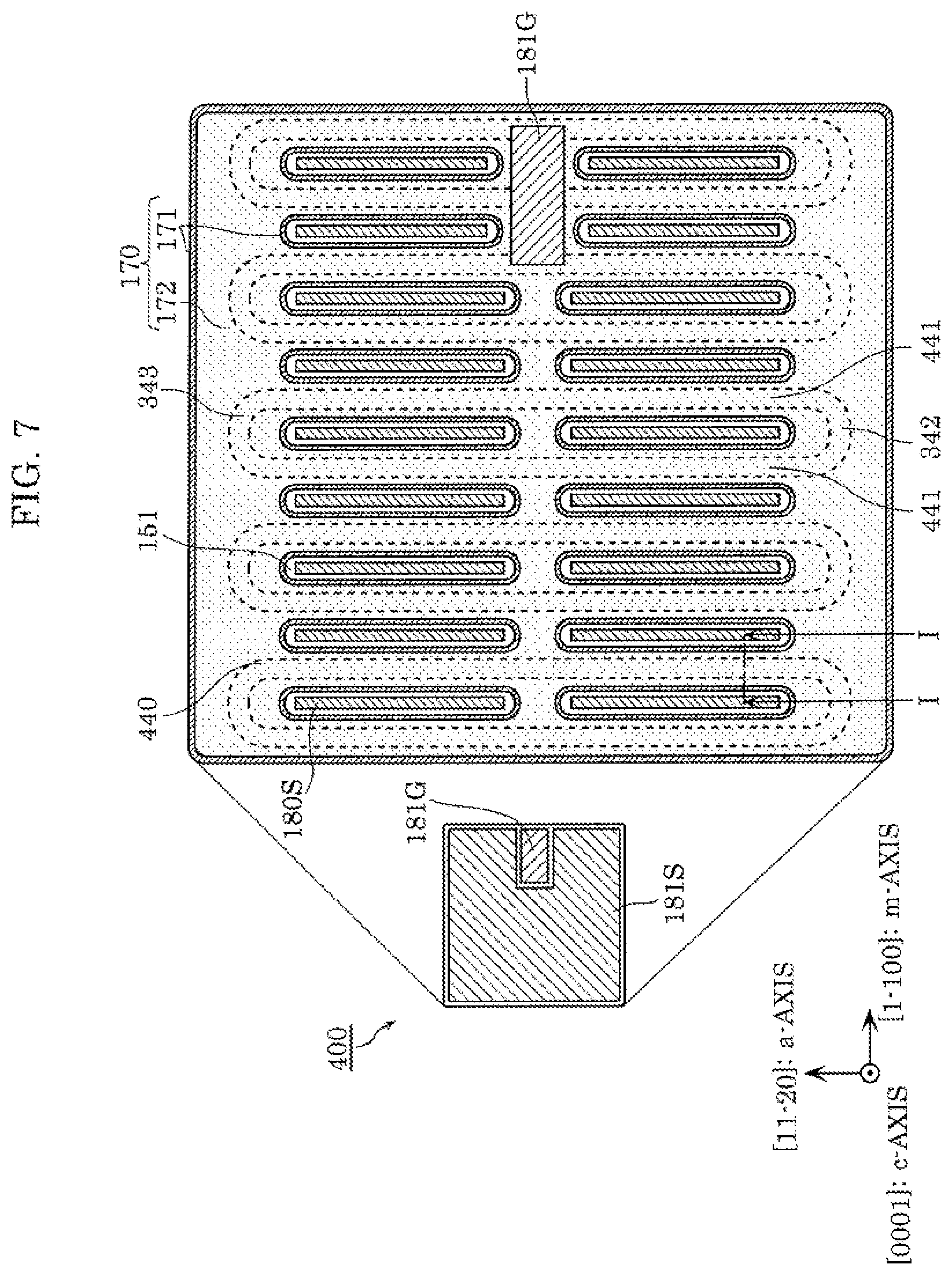 Patent US12142644 Figure 7 – Nitride semiconductor device