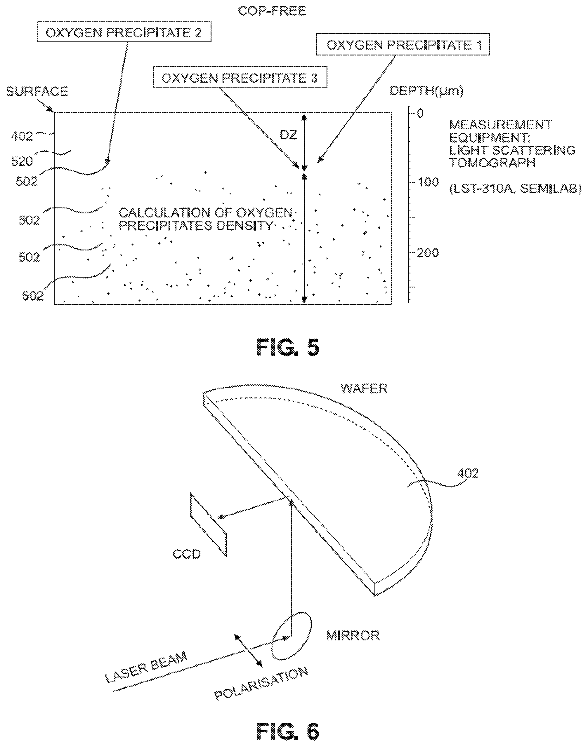 Patent US12142645 Figure 6 – Silicon wafer and manufacturing method of the same