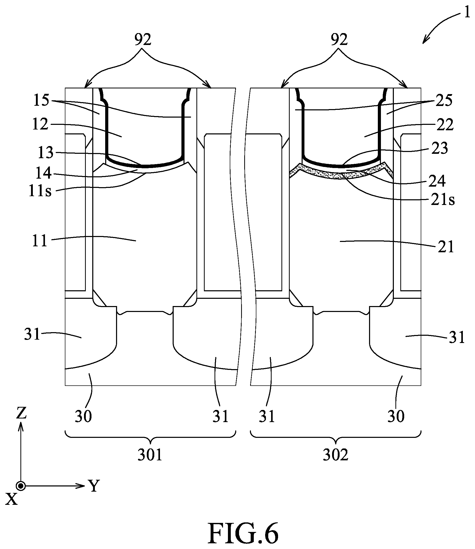 Patent US12142649 Figure 6 – Semiconductor structure with conductive carbon layer and method for manufacturing the same