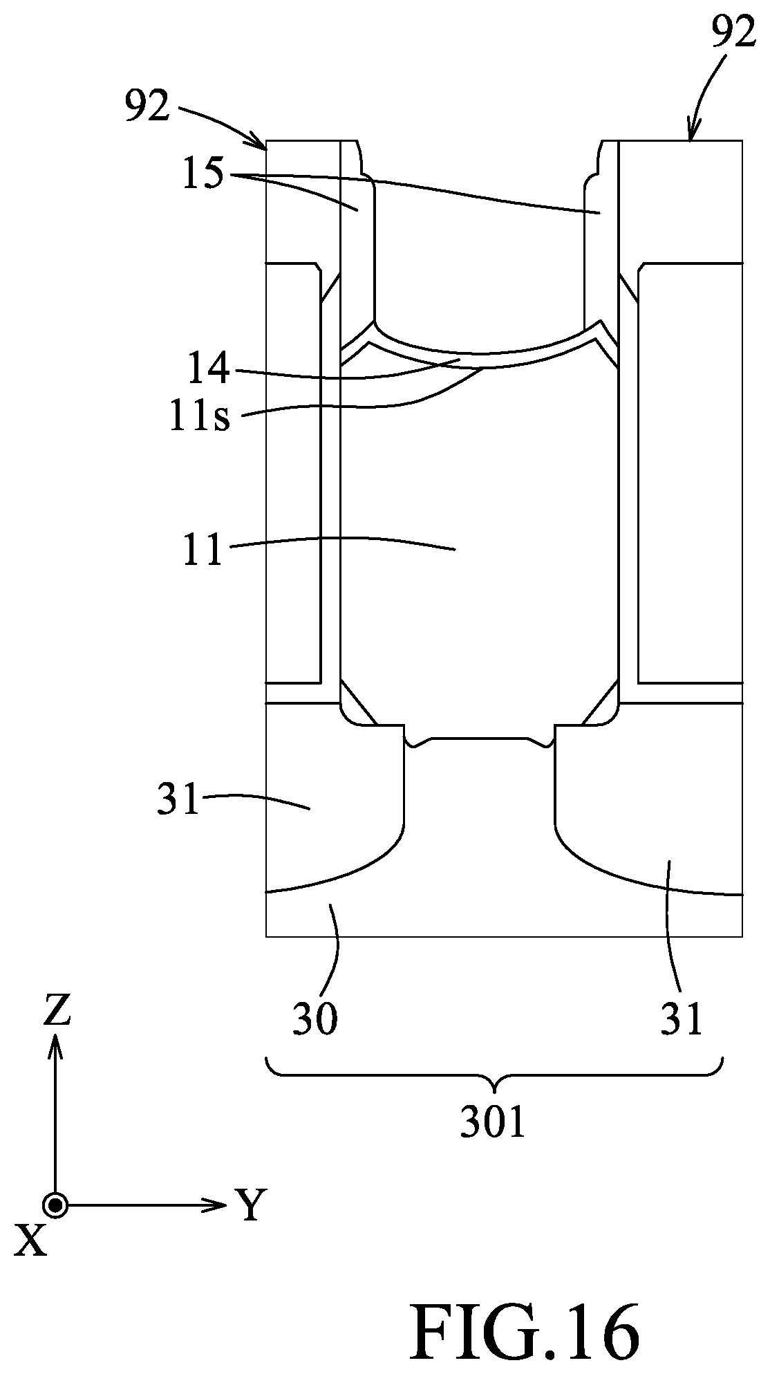 Patent US12142649 Figure 13 – Semiconductor structure with conductive carbon layer and method for manufacturing the same