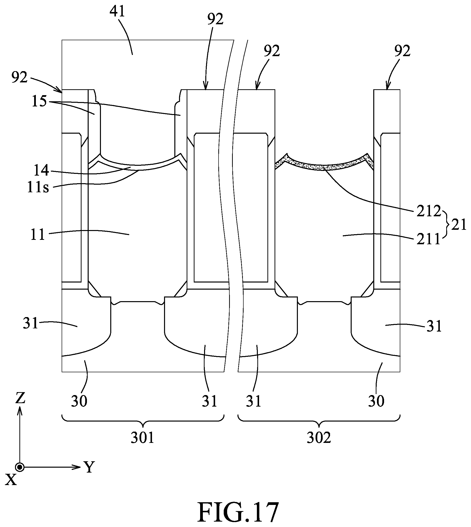 Patent US12142649 Figure 14 – Semiconductor structure with conductive carbon layer and method for manufacturing the same