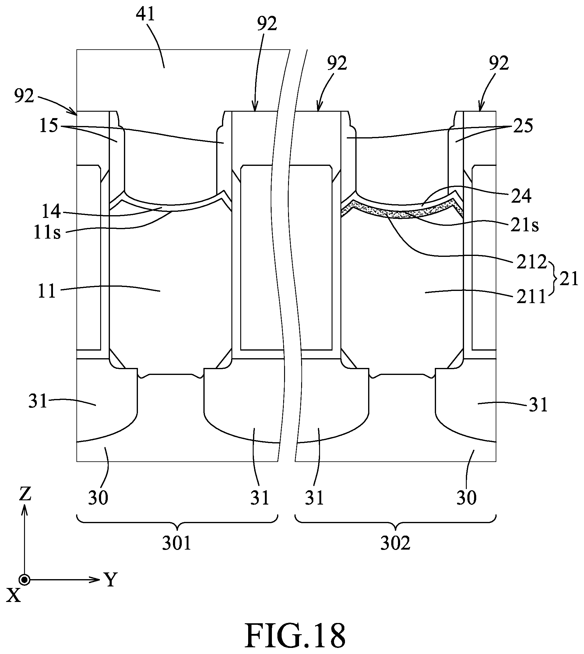 Patent US12142649 Figure 15 – Semiconductor structure with conductive carbon layer and method for manufacturing the same