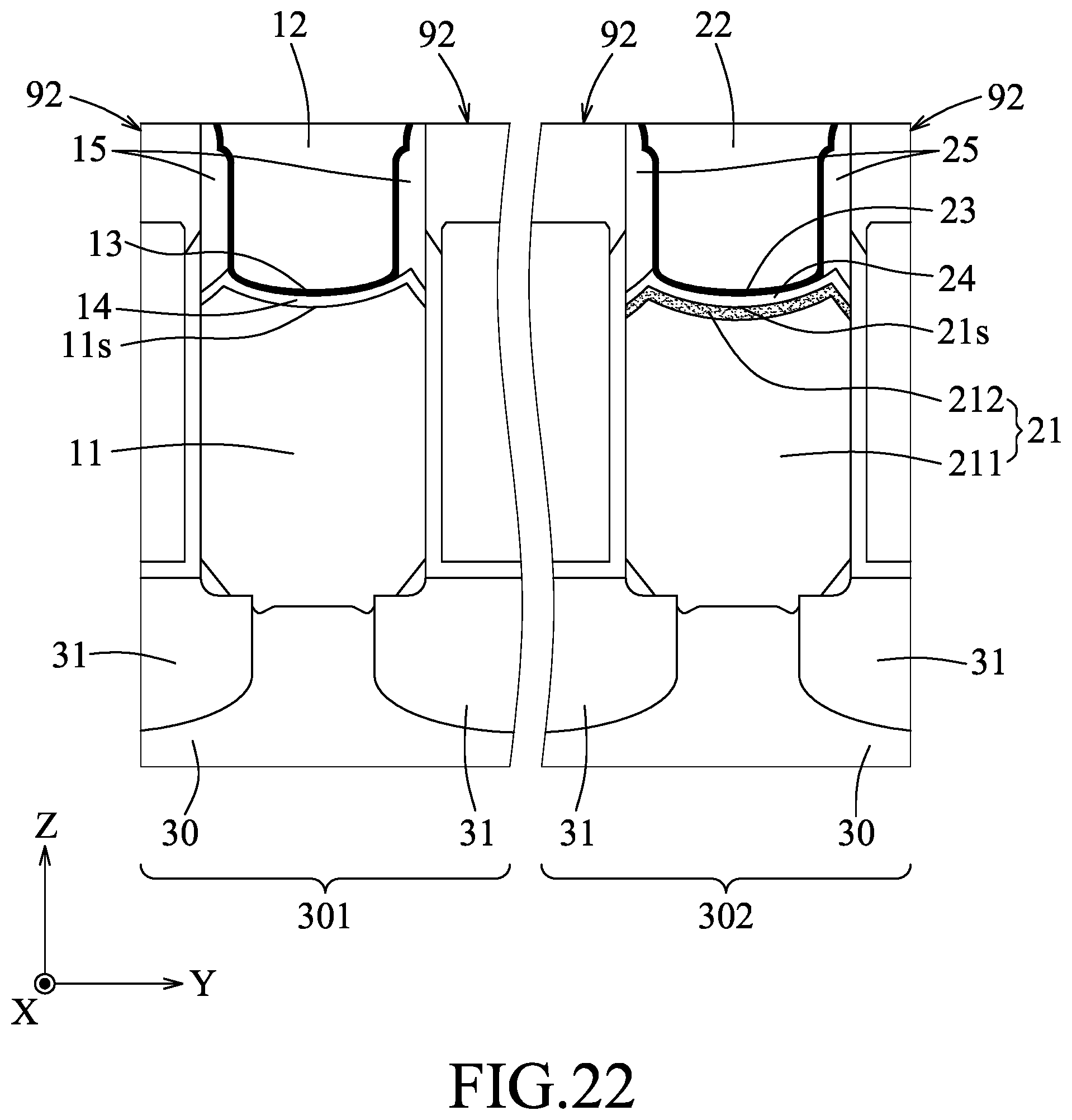 Patent US12142649 Figure 19 – Semiconductor structure with conductive carbon layer and method for manufacturing the same