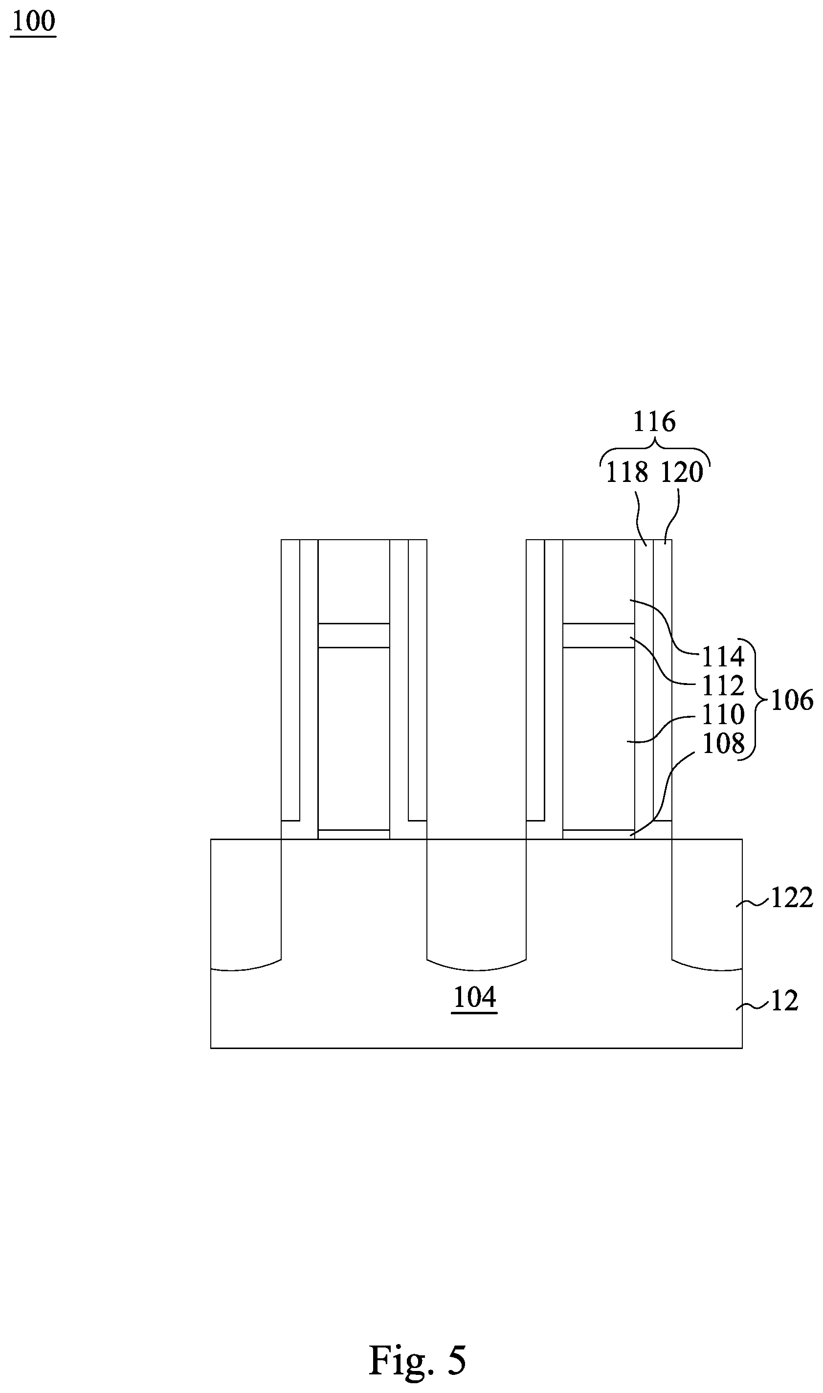 Patent US12142651 Figure 6 – Integrated circuit multi-gate transistors structure with gate via and manufacturing method thereof