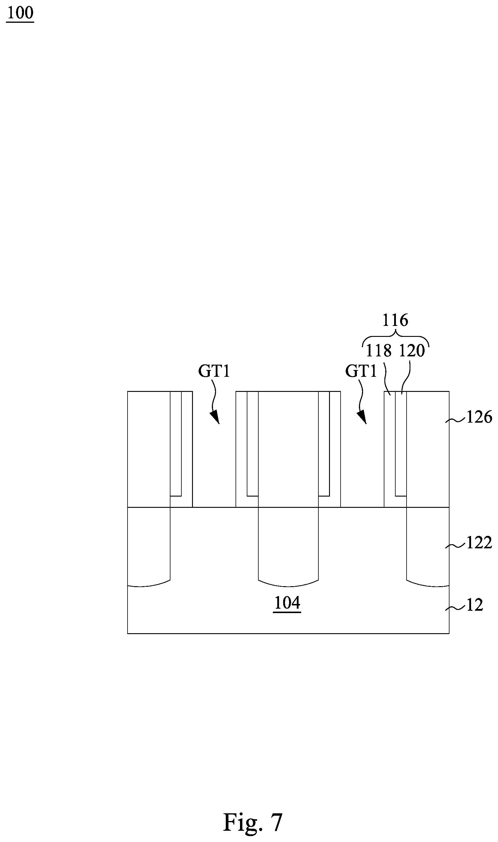 Patent US12142651 Figure 8 – Integrated circuit multi-gate transistors structure with gate via and manufacturing method thereof