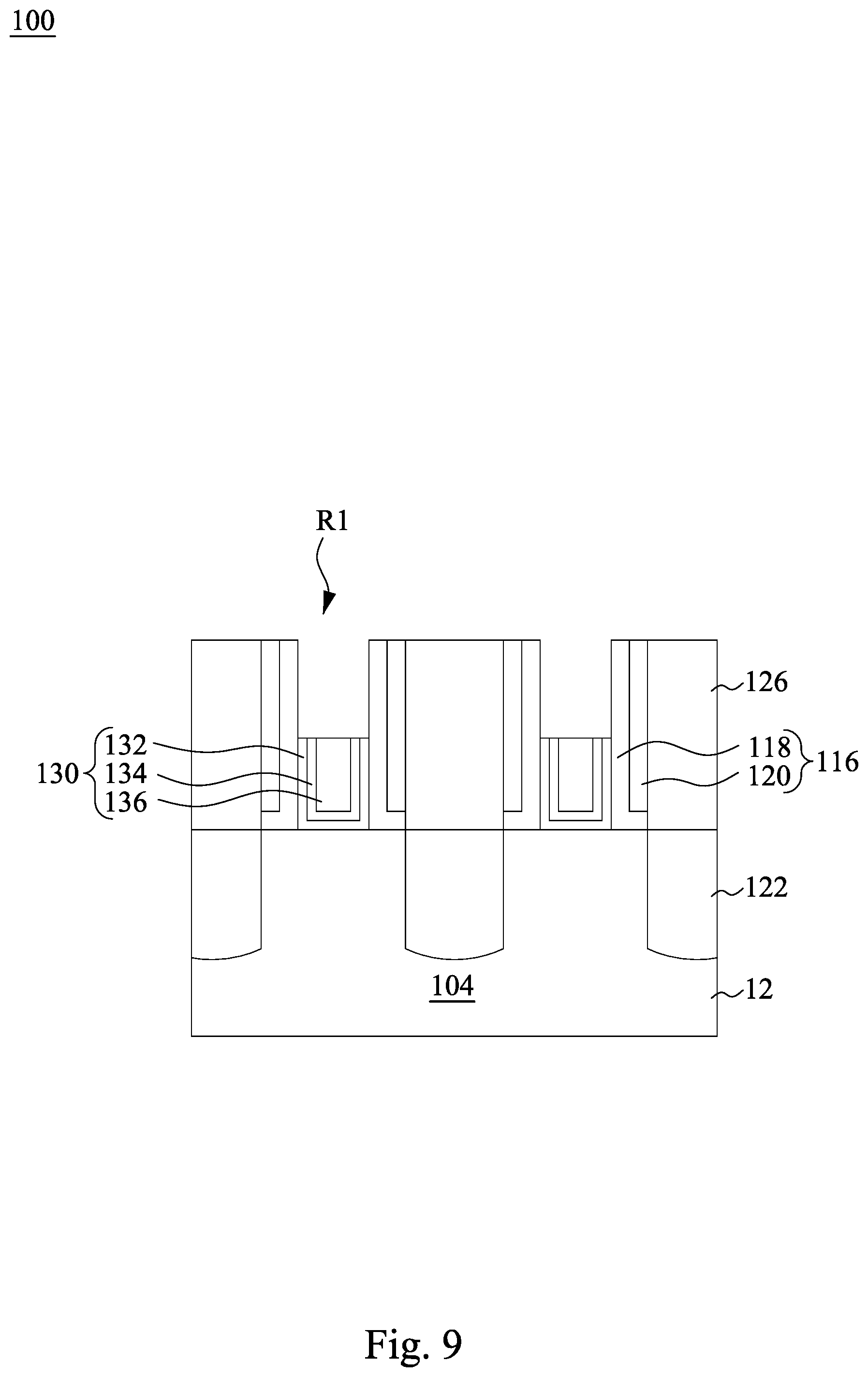 Patent US12142651 Figure 10 – Integrated circuit multi-gate transistors structure with gate via and manufacturing method thereof