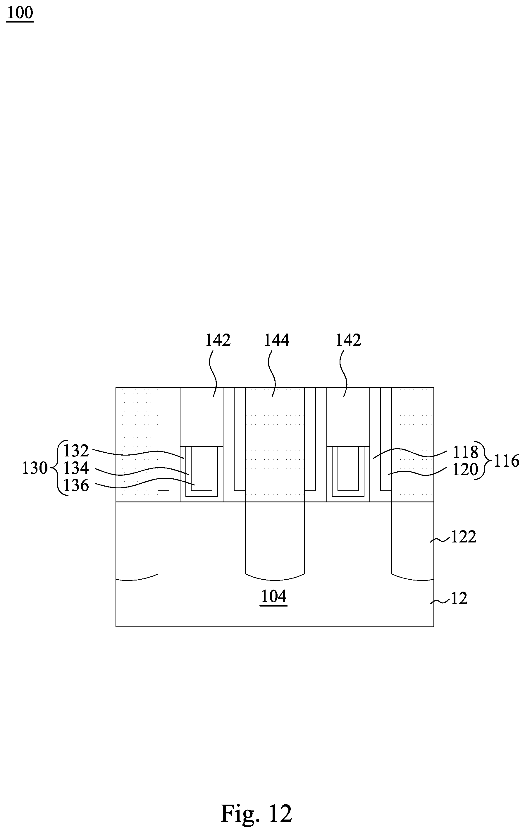 Patent US12142651 Figure 13 – Integrated circuit multi-gate transistors structure with gate via and manufacturing method thereof
