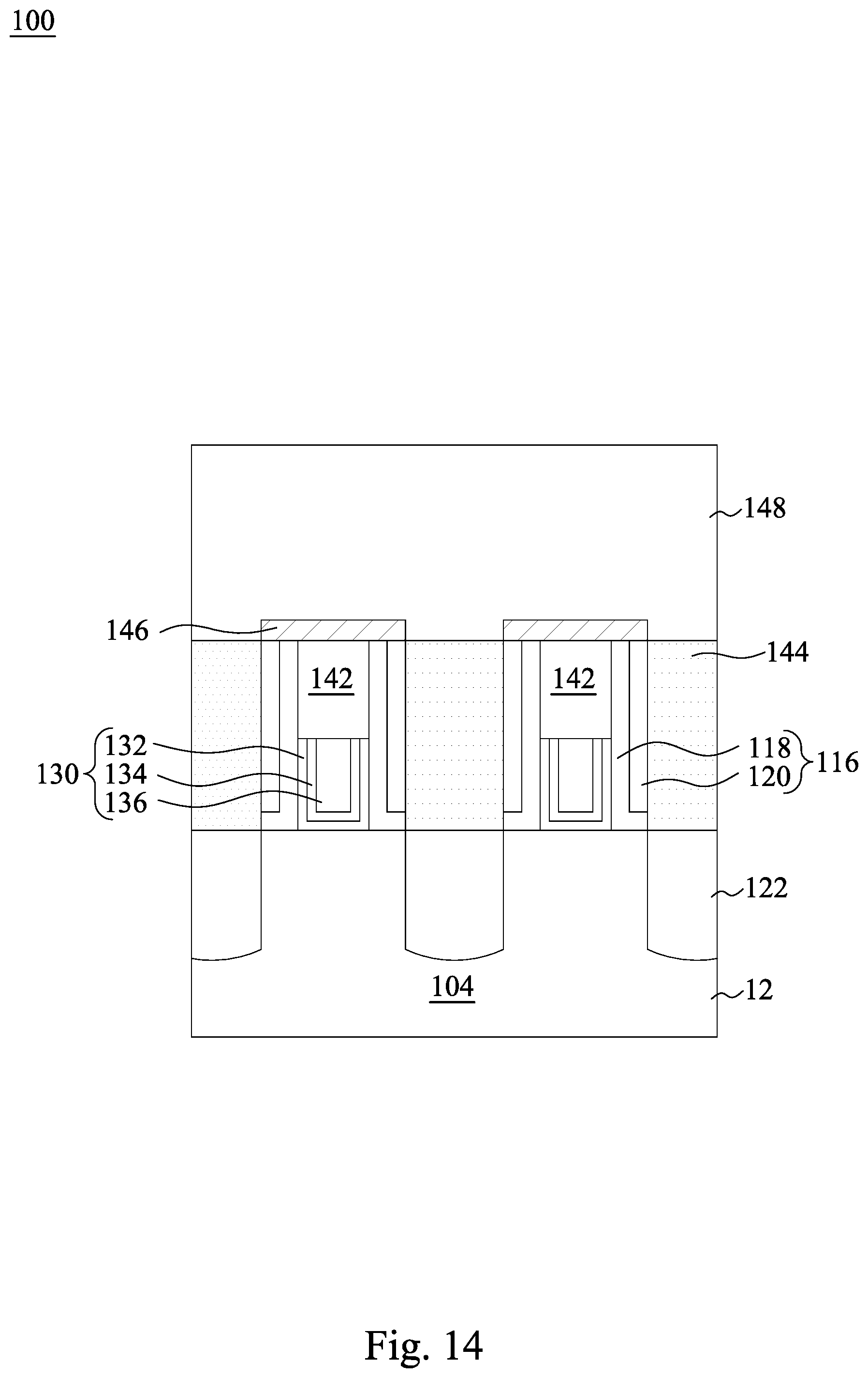 Patent US12142651 Figure 15 – Integrated circuit multi-gate transistors structure with gate via and manufacturing method thereof