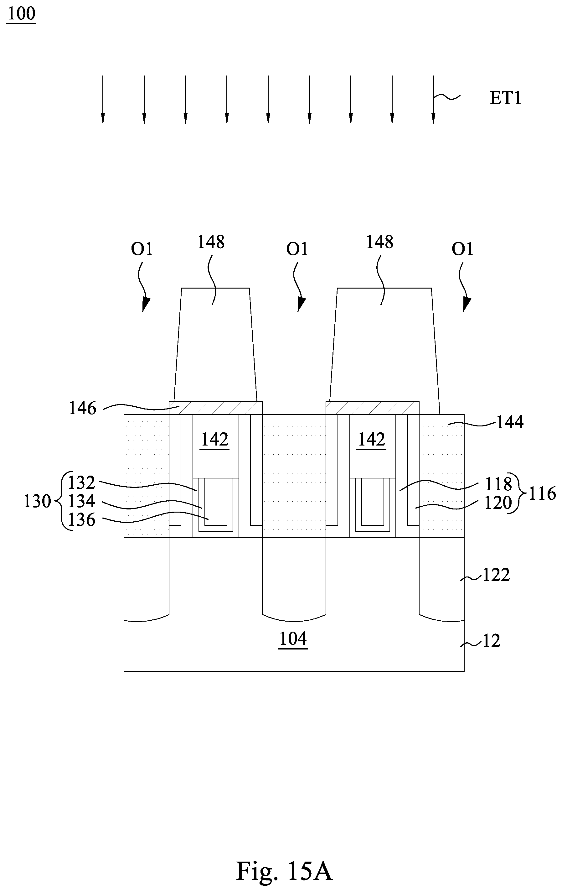 Patent US12142651 Figure 16 – Integrated circuit multi-gate transistors structure with gate via and manufacturing method thereof