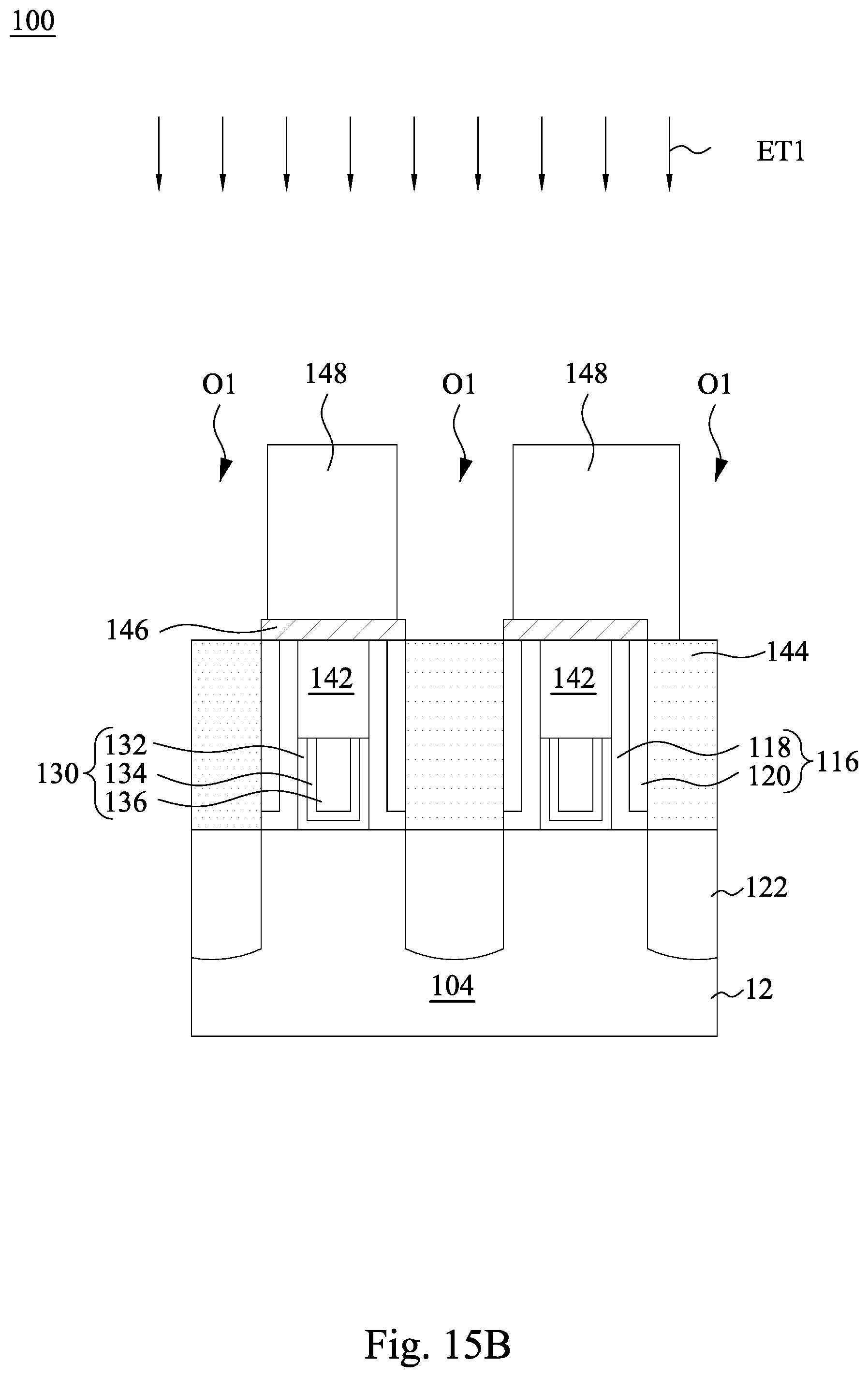 Patent US12142651 Figure 17 – Integrated circuit multi-gate transistors structure with gate via and manufacturing method thereof