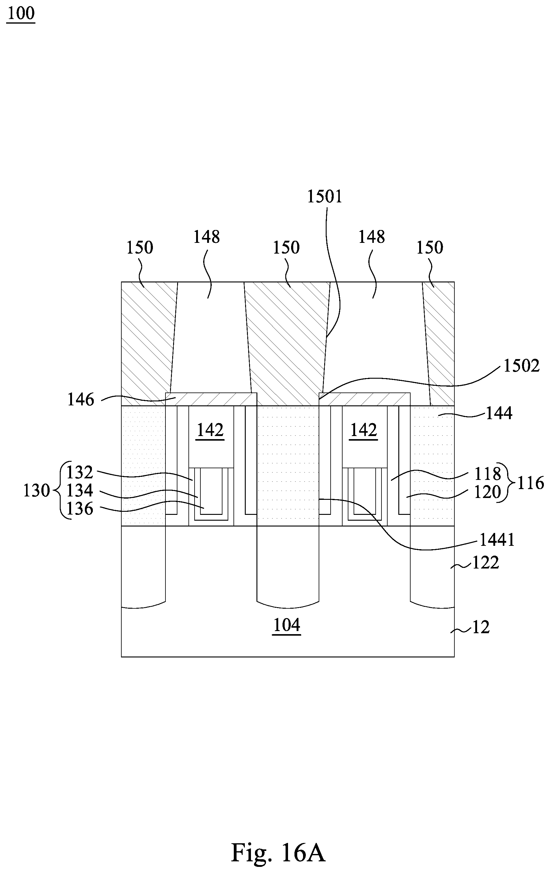 Patent US12142651 Figure 18 – Integrated circuit multi-gate transistors structure with gate via and manufacturing method thereof