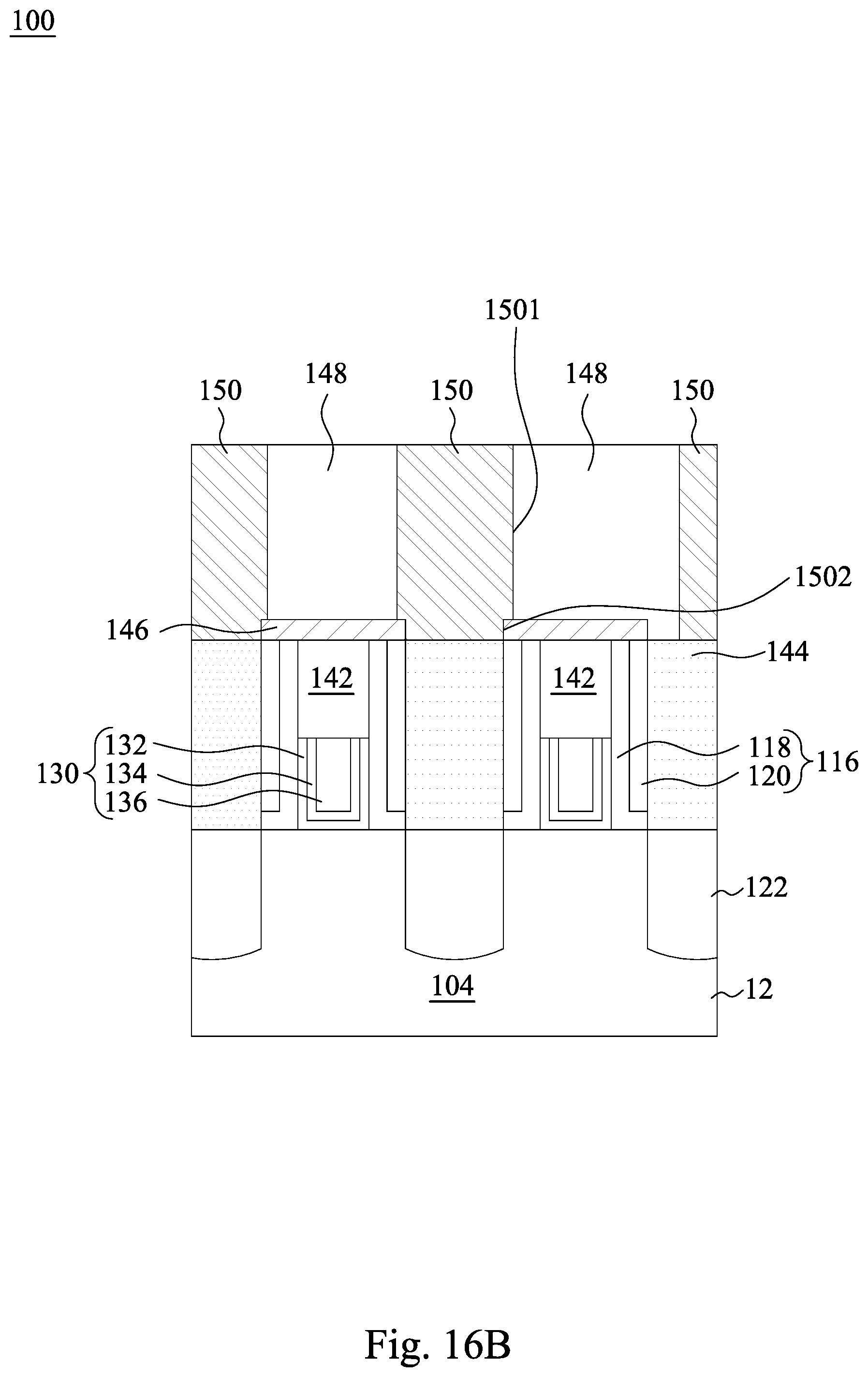 Patent US12142651 Figure 19 – Integrated circuit multi-gate transistors structure with gate via and manufacturing method thereof