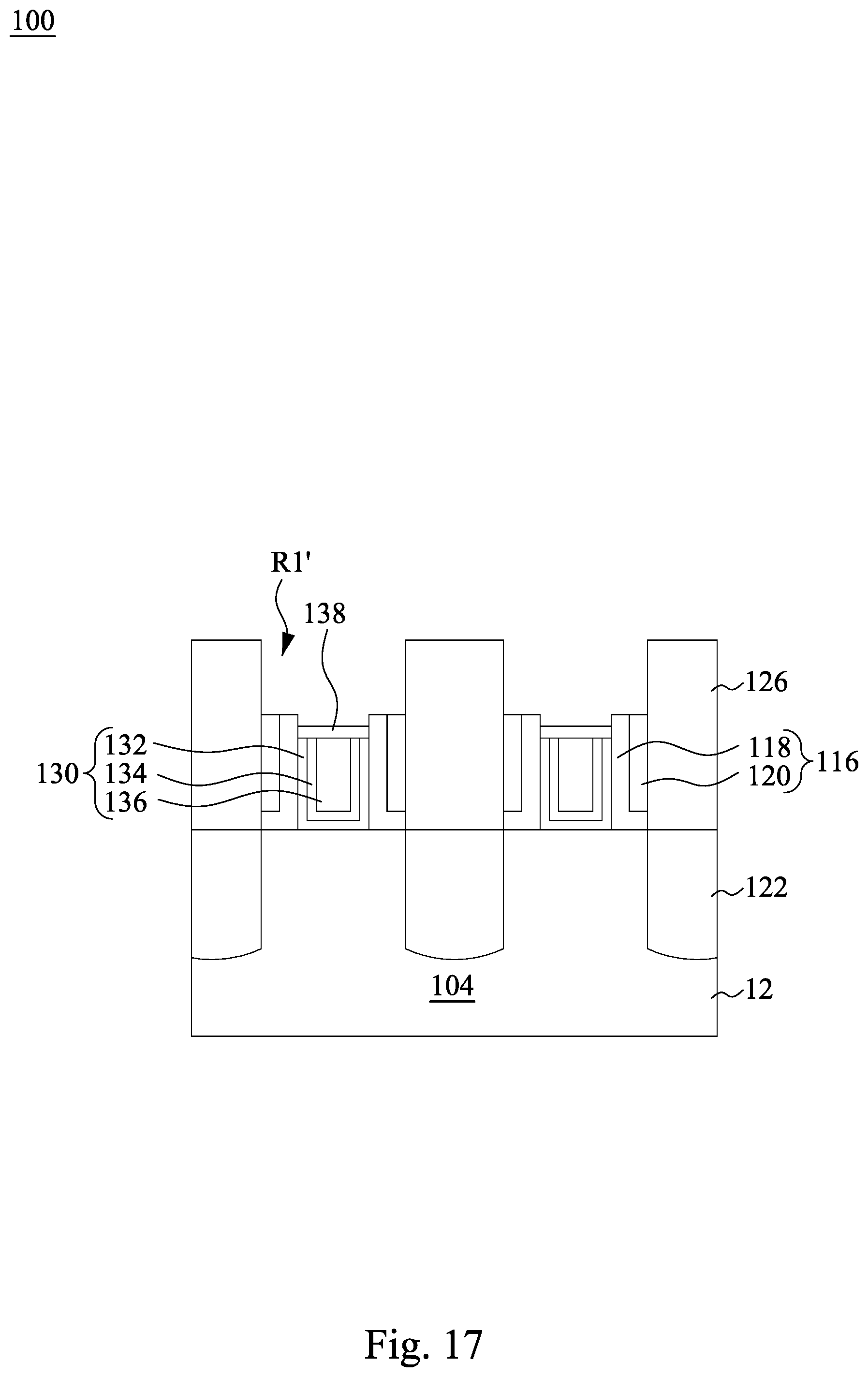 Patent US12142651 Figure 20 – Integrated circuit multi-gate transistors structure with gate via and manufacturing method thereof