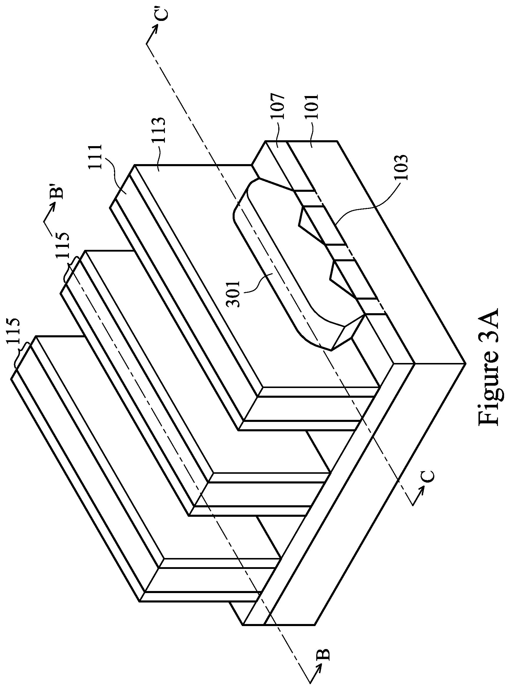 Patent US12142681 Figure 3 – Semiconductor device having a shaped epitaxial region with shaping section