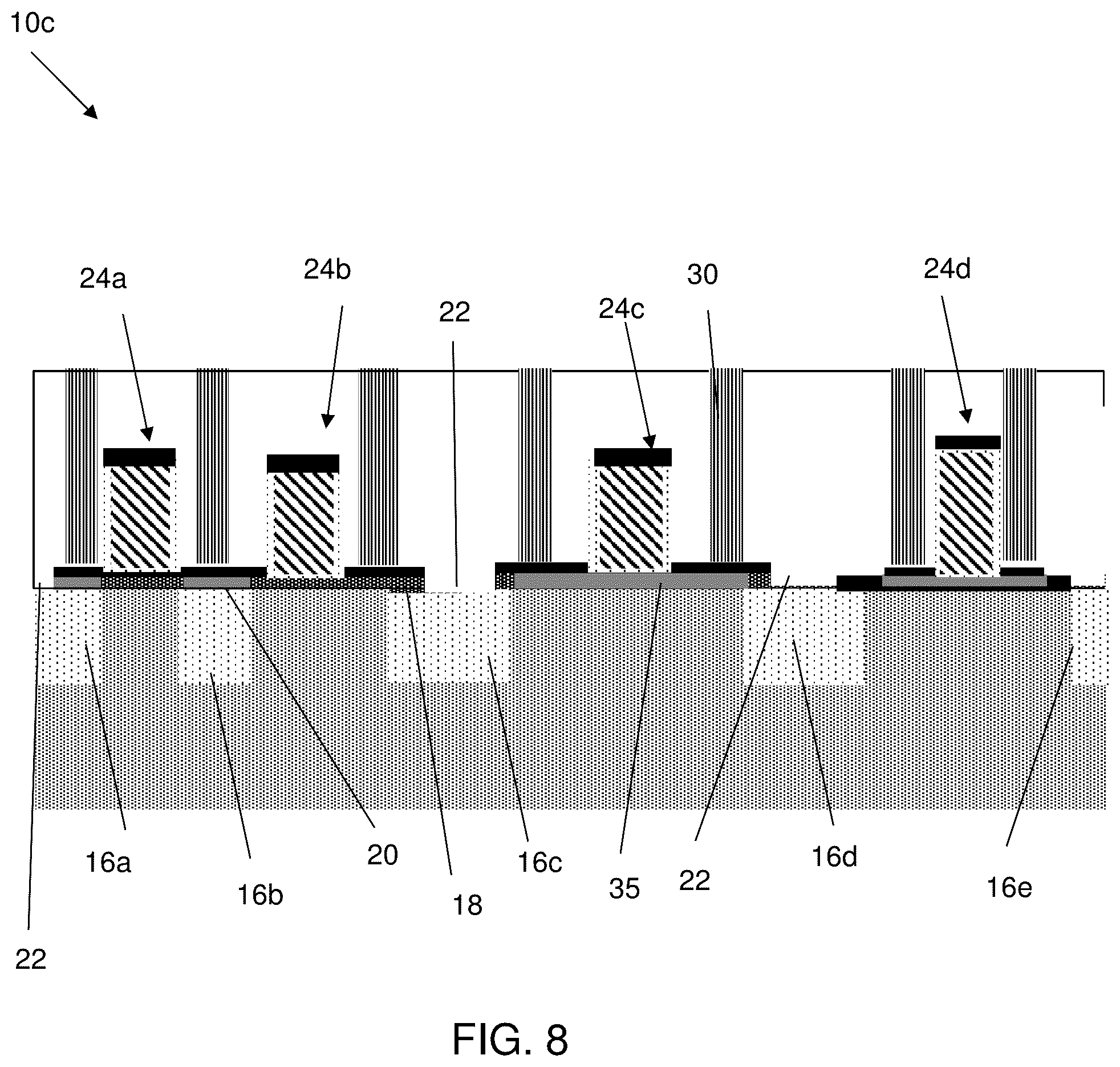 Patent US12142686 Figure 6 – Field effect transistor