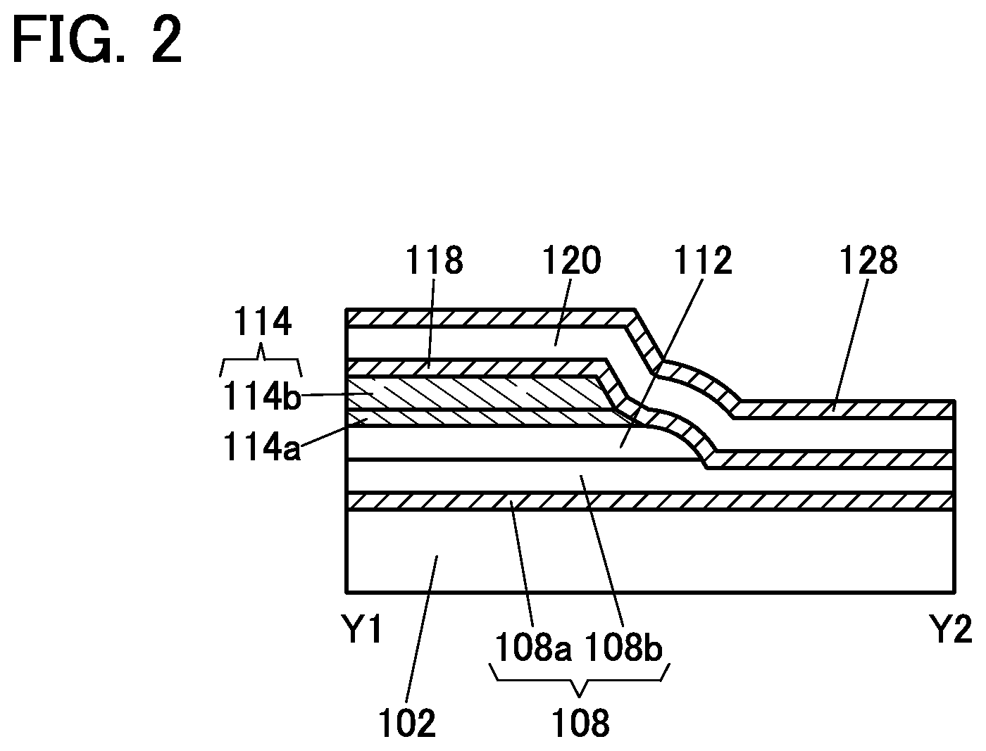 Patent US12142694 Figure 2 – Semiconductor device, display device including the semiconductor device, display module including the display device, and electronic device including the semiconductor device, the display device, and the display module