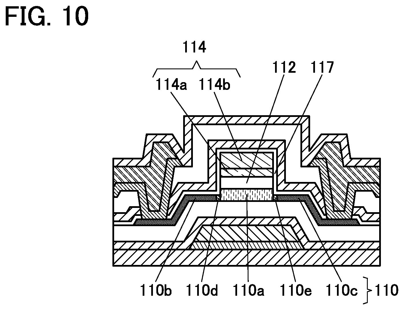 Patent US12142694 Figure 10 – Semiconductor device, display device including the semiconductor device, display module including the display device, and electronic device including the semiconductor device, the display device, and the display module