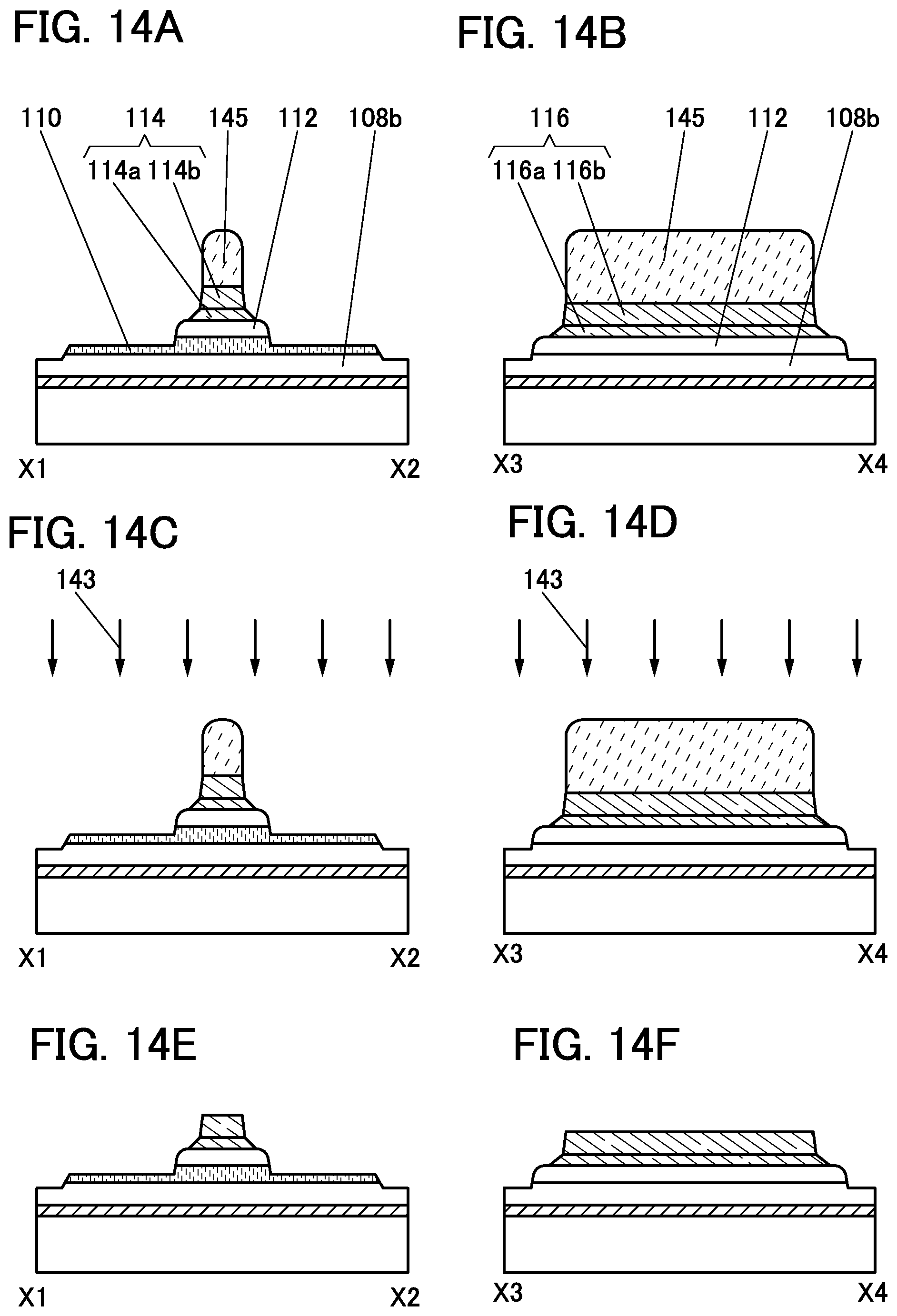 Patent US12142694 Figure 14 – Semiconductor device, display device including the semiconductor device, display module including the display device, and electronic device including the semiconductor device, the display device, and the display module