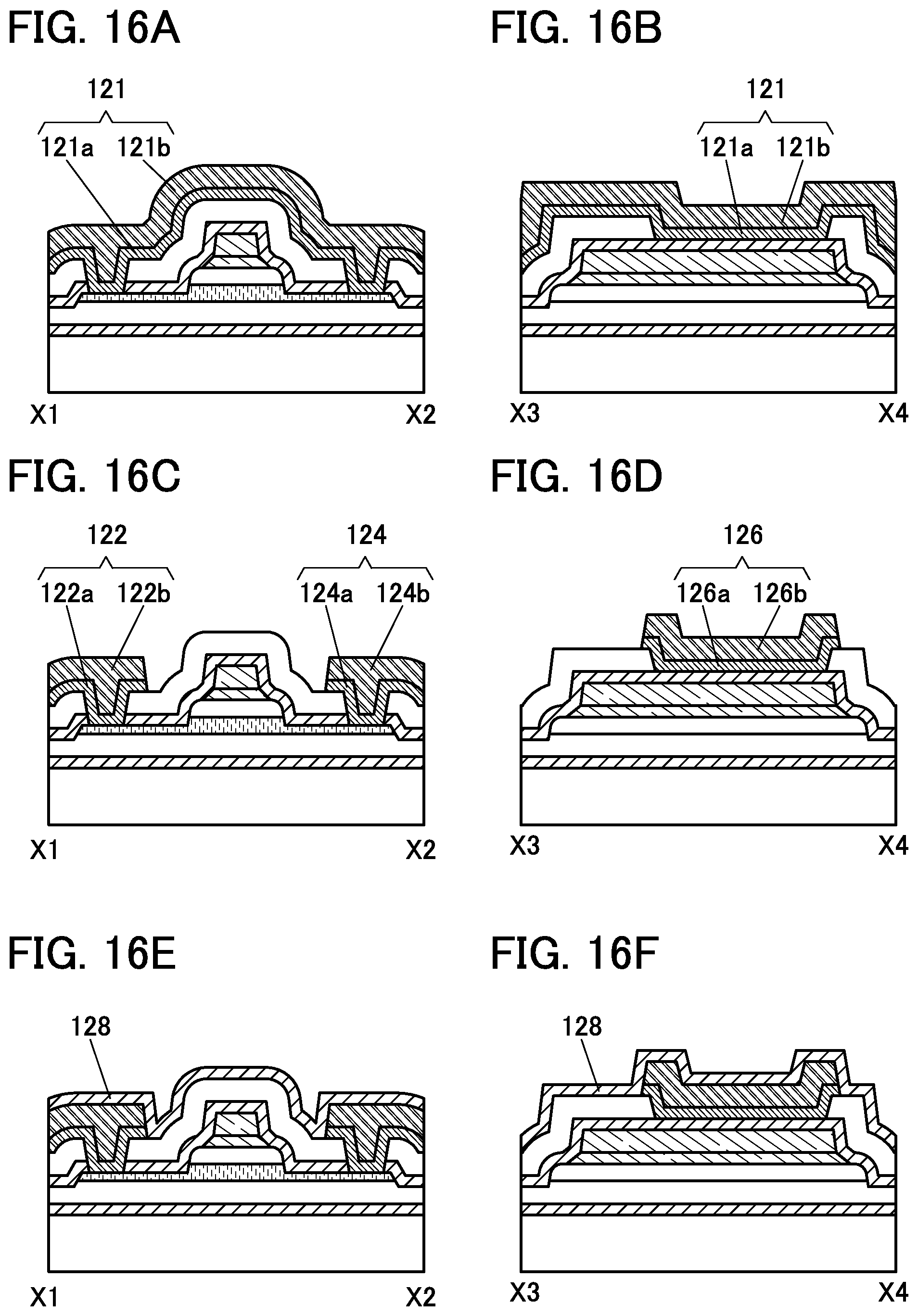 Patent US12142694 Figure 16 – Semiconductor device, display device including the semiconductor device, display module including the display device, and electronic device including the semiconductor device, the display device, and the display module