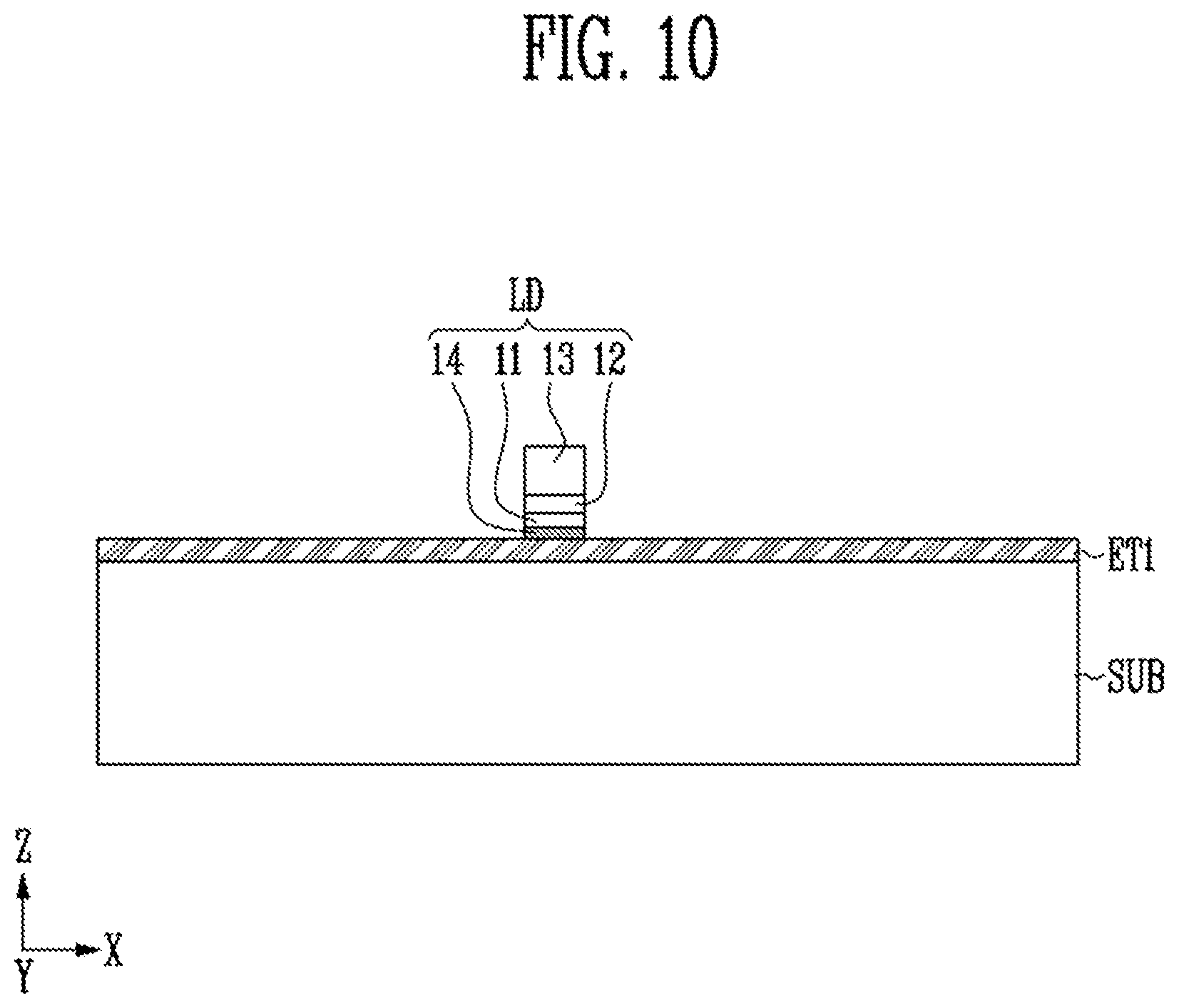 Patent US12142709 Figure 8 – Display device