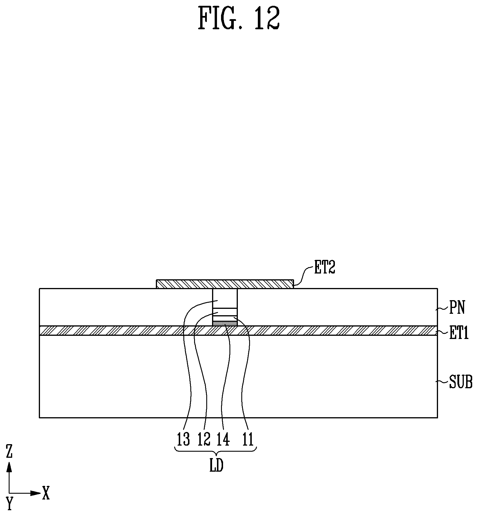 Patent US12142709 Figure 10 – Display device
