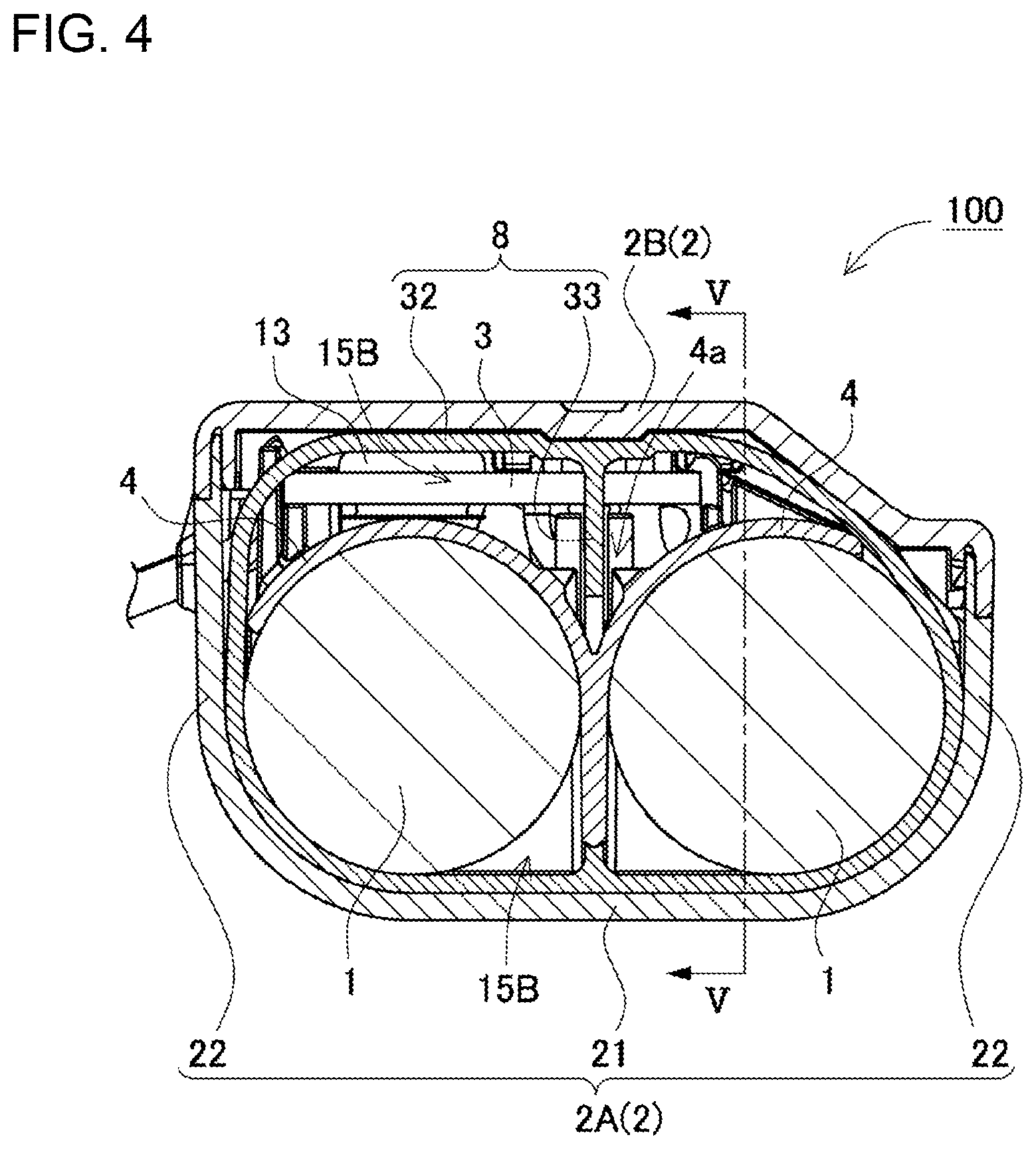Patent US12142785 Figure 4 – Battery pack