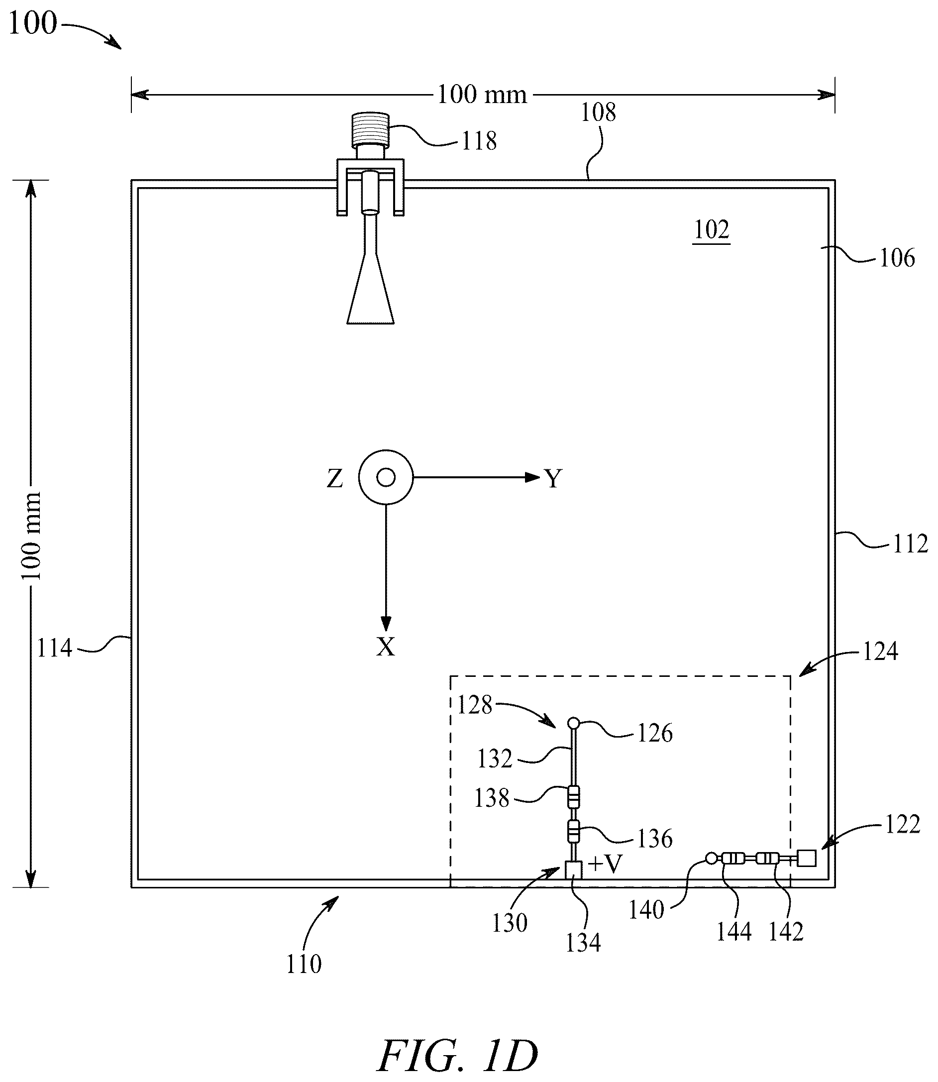 Patent US12142830 Figure 4 – Wide range frequency tunable cubesat antenna