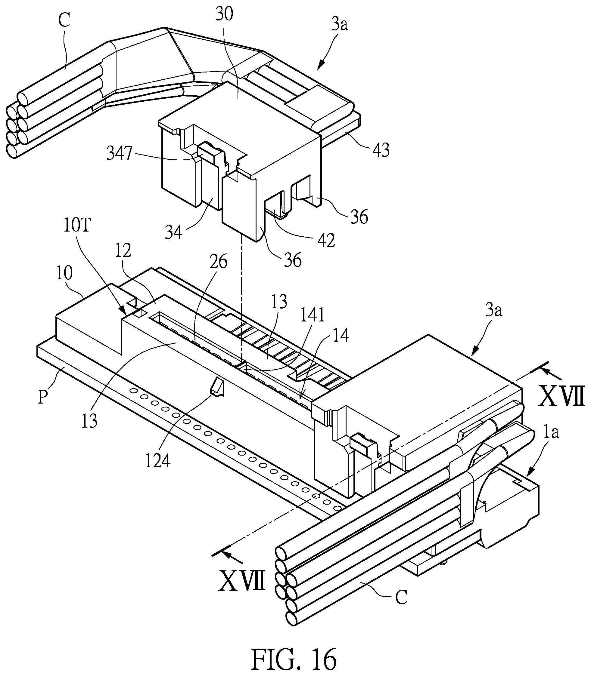 Patent US12142862 Figure 16 – Connector with a shunt structure and connector assembly with the same