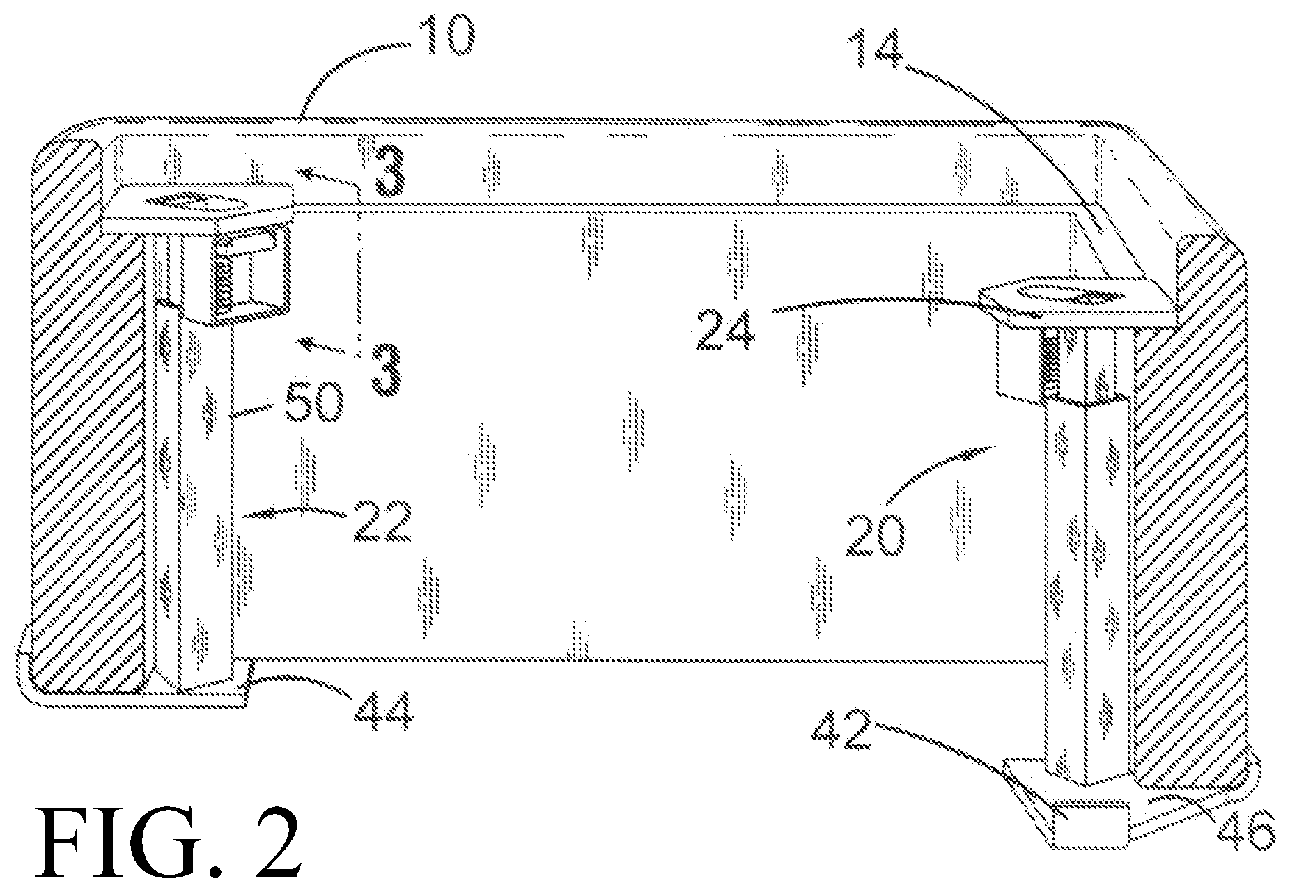 Patent US12142904 Figure 2 – Bolt receiving clamp assembly