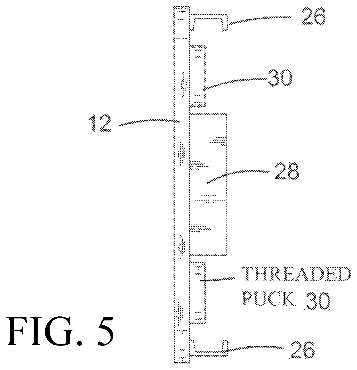 Patent US12142904 Figure 5 – Bolt receiving clamp assembly
