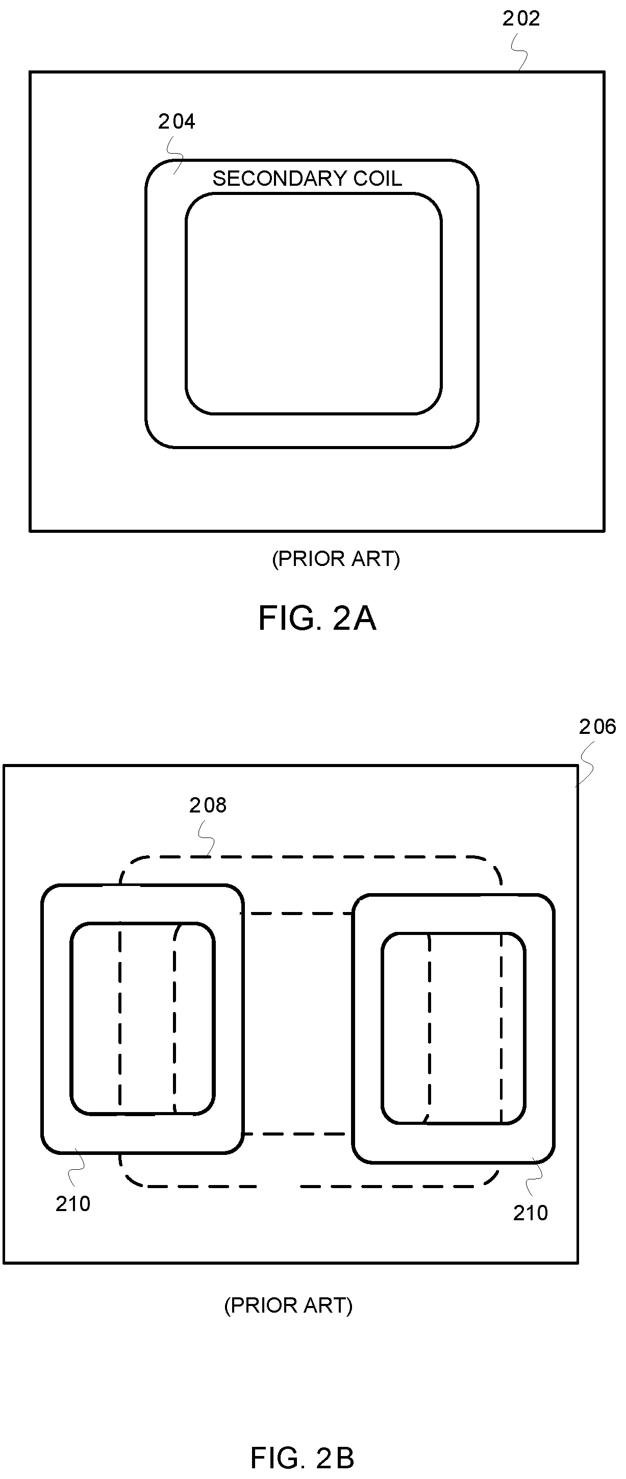 Patent US12142934 Figure 2 – Overlapping secondary coils in a wireless power reception apparatus