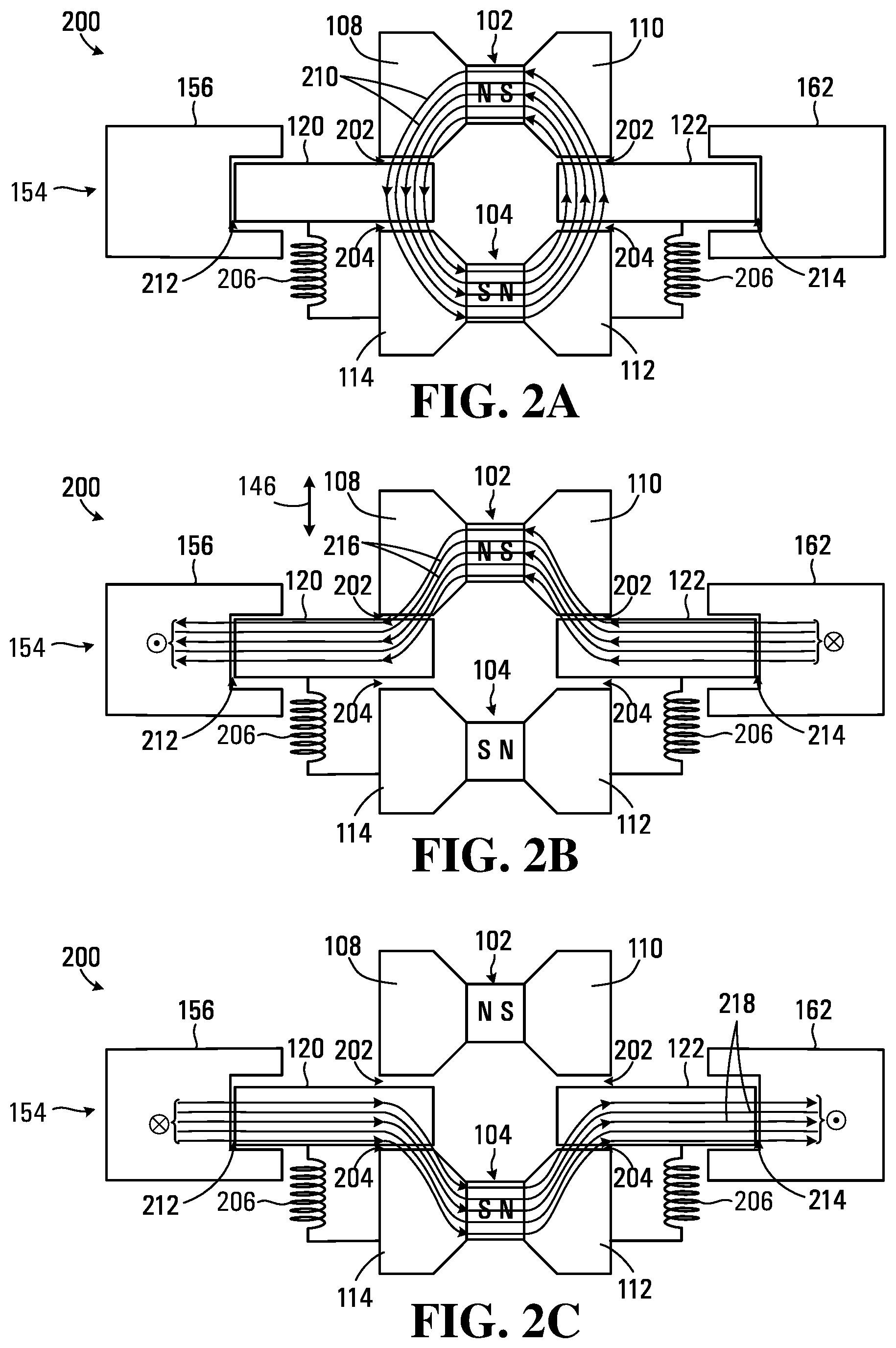 Patent US12142984 Figure 3 – Transducer apparatus having magnetic flux generators with pole pieces, reciprocators and closing pieces for channeling magnetic flux