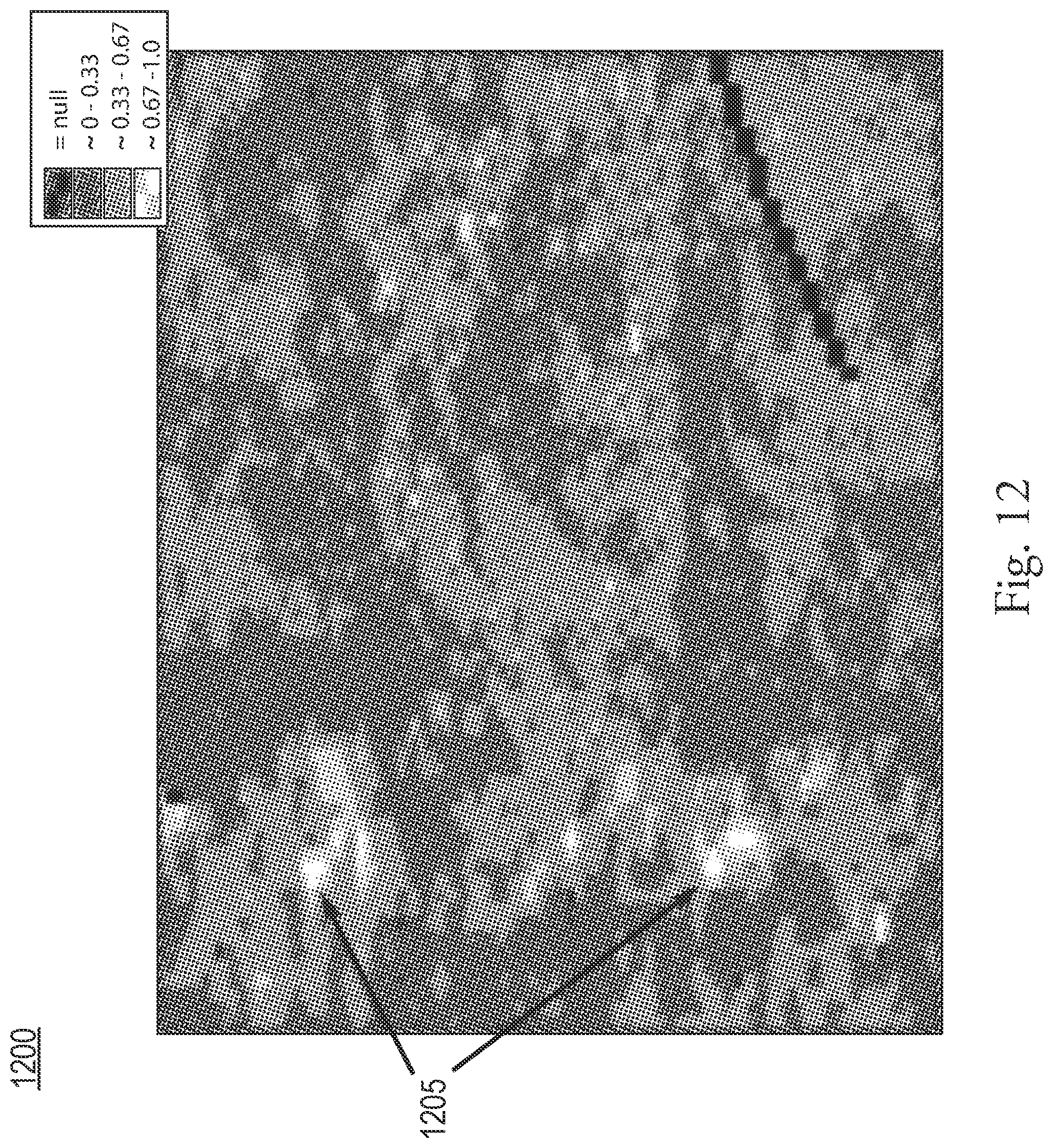 Patent US12147004 Figure 13 – Method, apparatus, and system for identifying surface locations corresponding to subsurface geohazards based on frequency ratios among seismic trace signals
