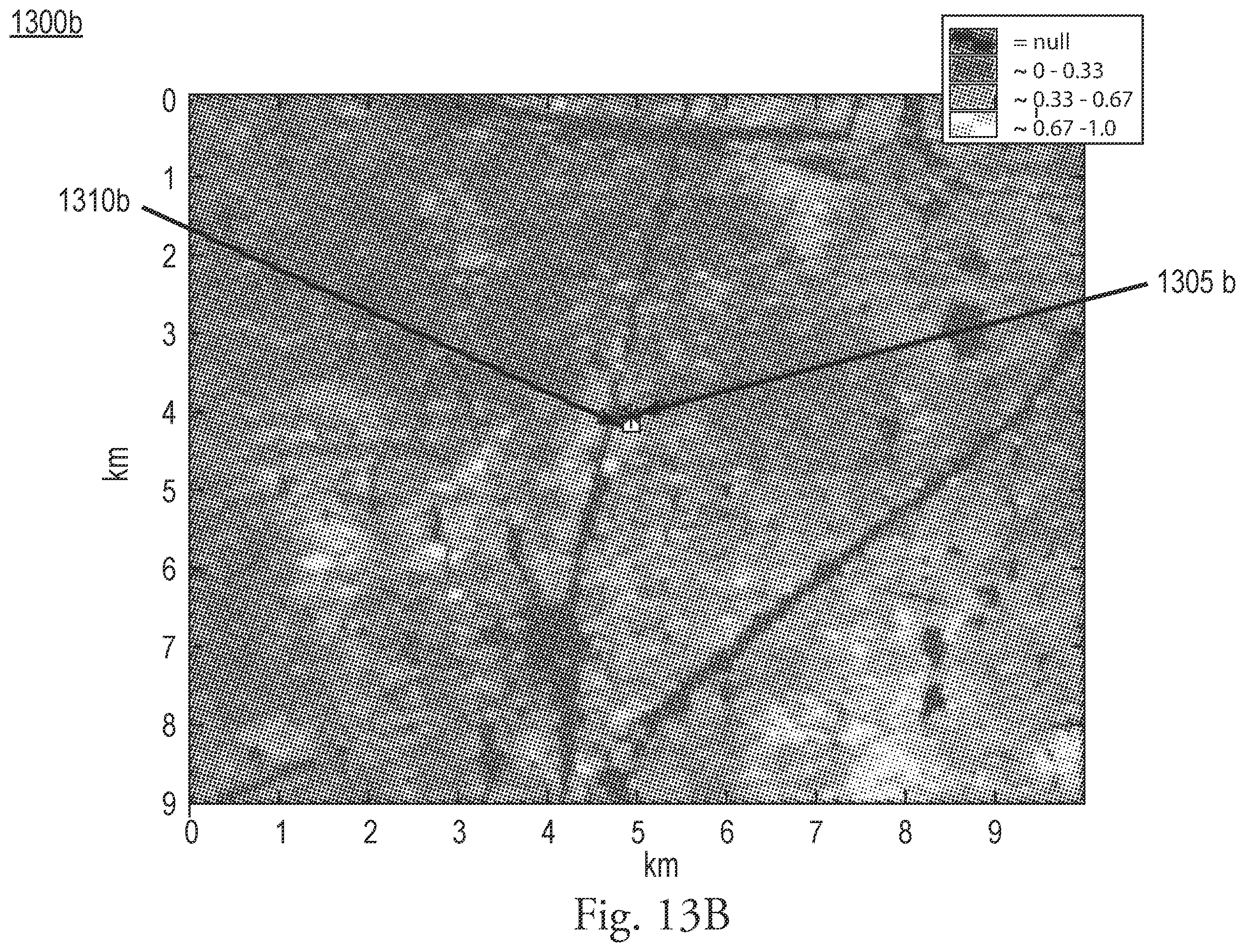 Patent US12147004 Figure 15 – Method, apparatus, and system for identifying surface locations corresponding to subsurface geohazards based on frequency ratios among seismic trace signals