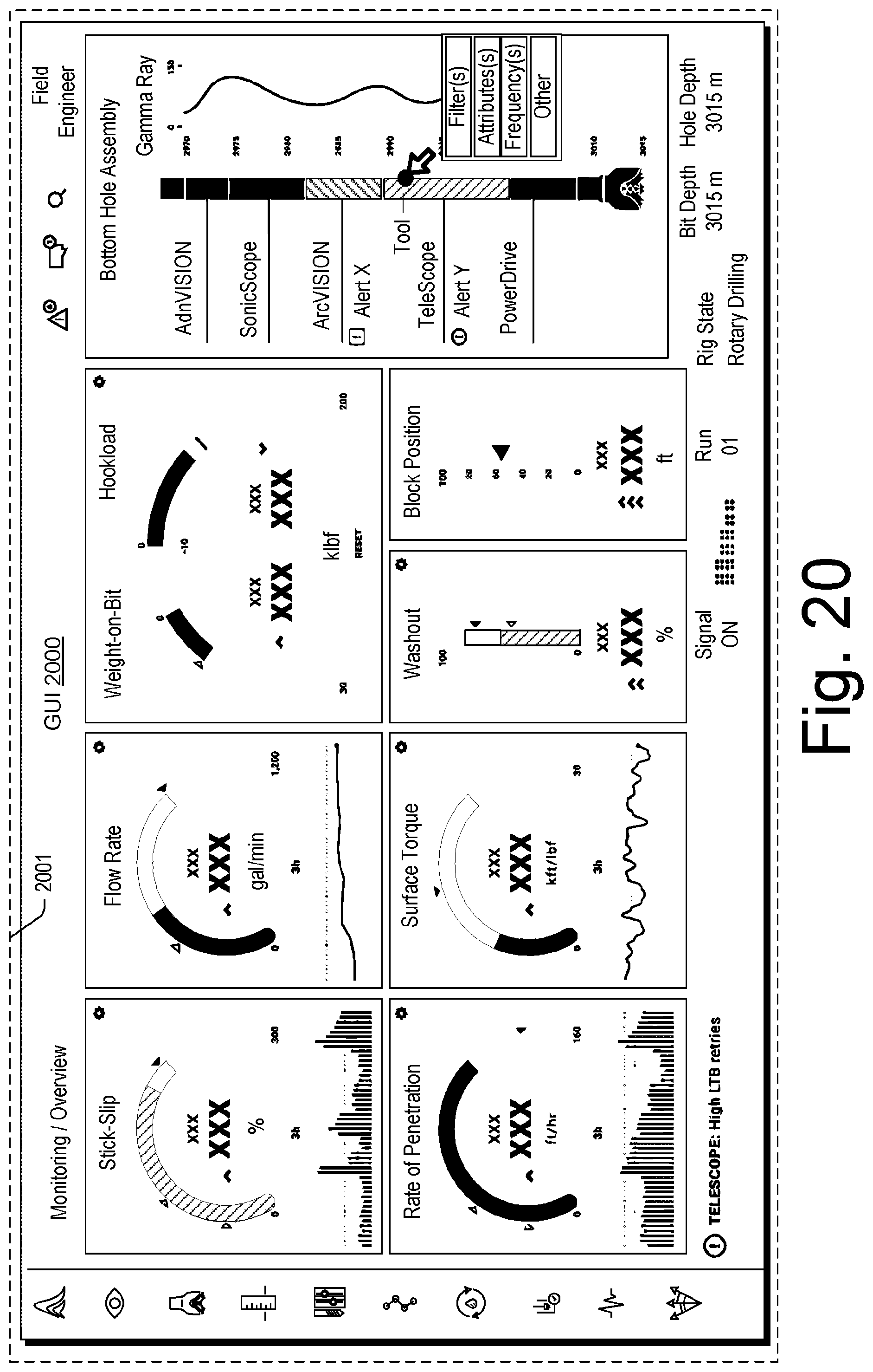 Patent US12147005 Figure 20 – Ultrasonic pulse-echo and caliper formation characterization