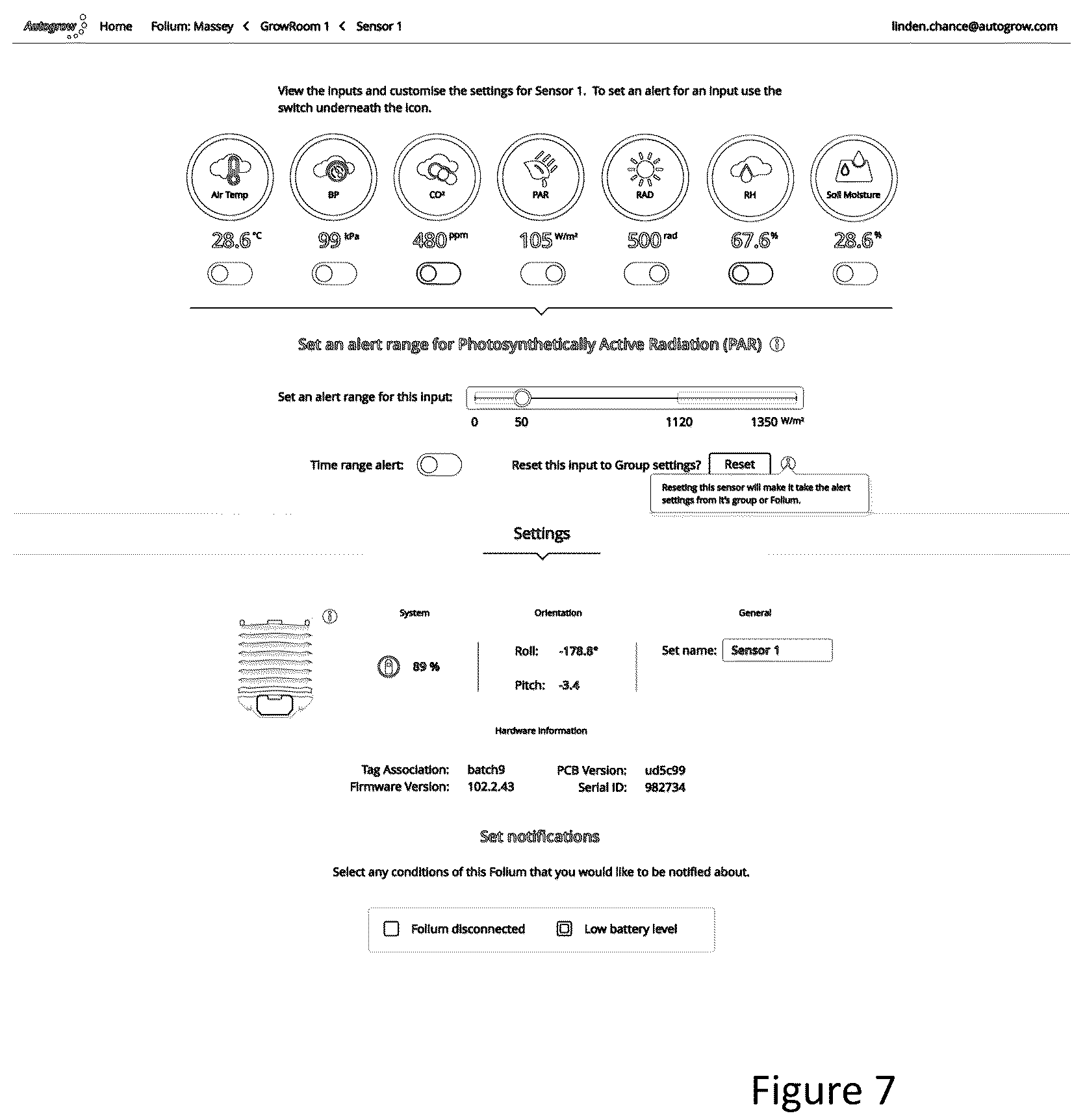 Patent US12147006 Figure 9 – Environmental sensors and sensing methods