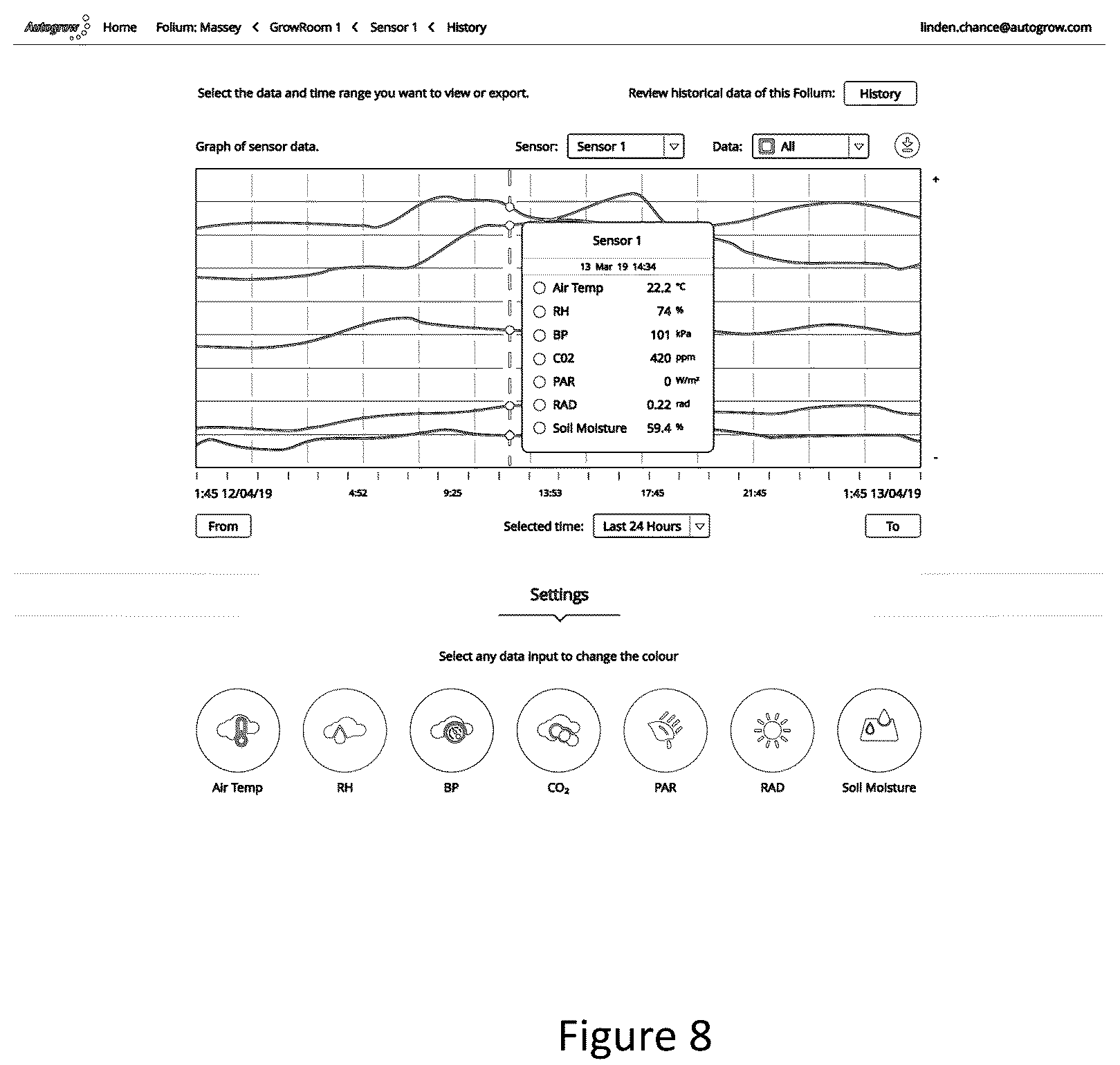 Patent US12147006 Figure 10 – Environmental sensors and sensing methods