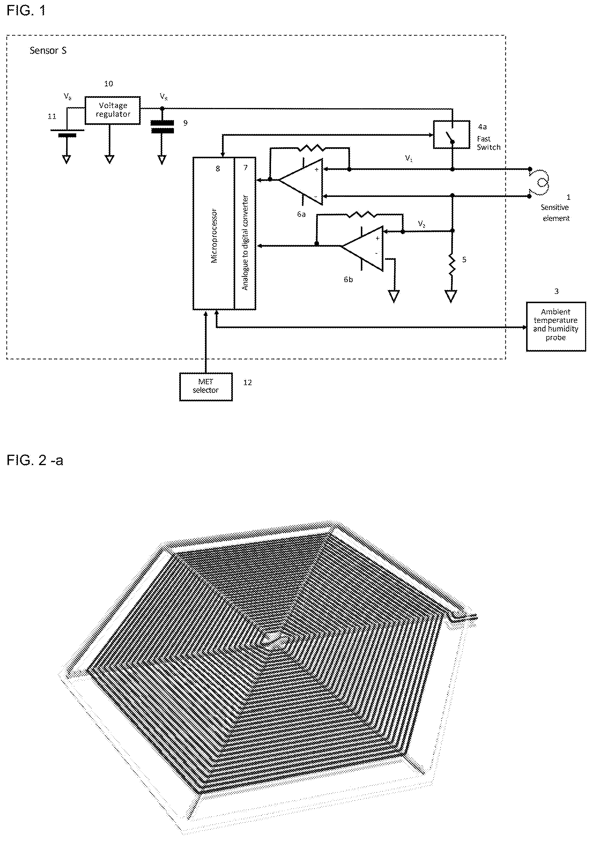 Patent US12147007 Figure 1 – Device for measuring the perceived temperature