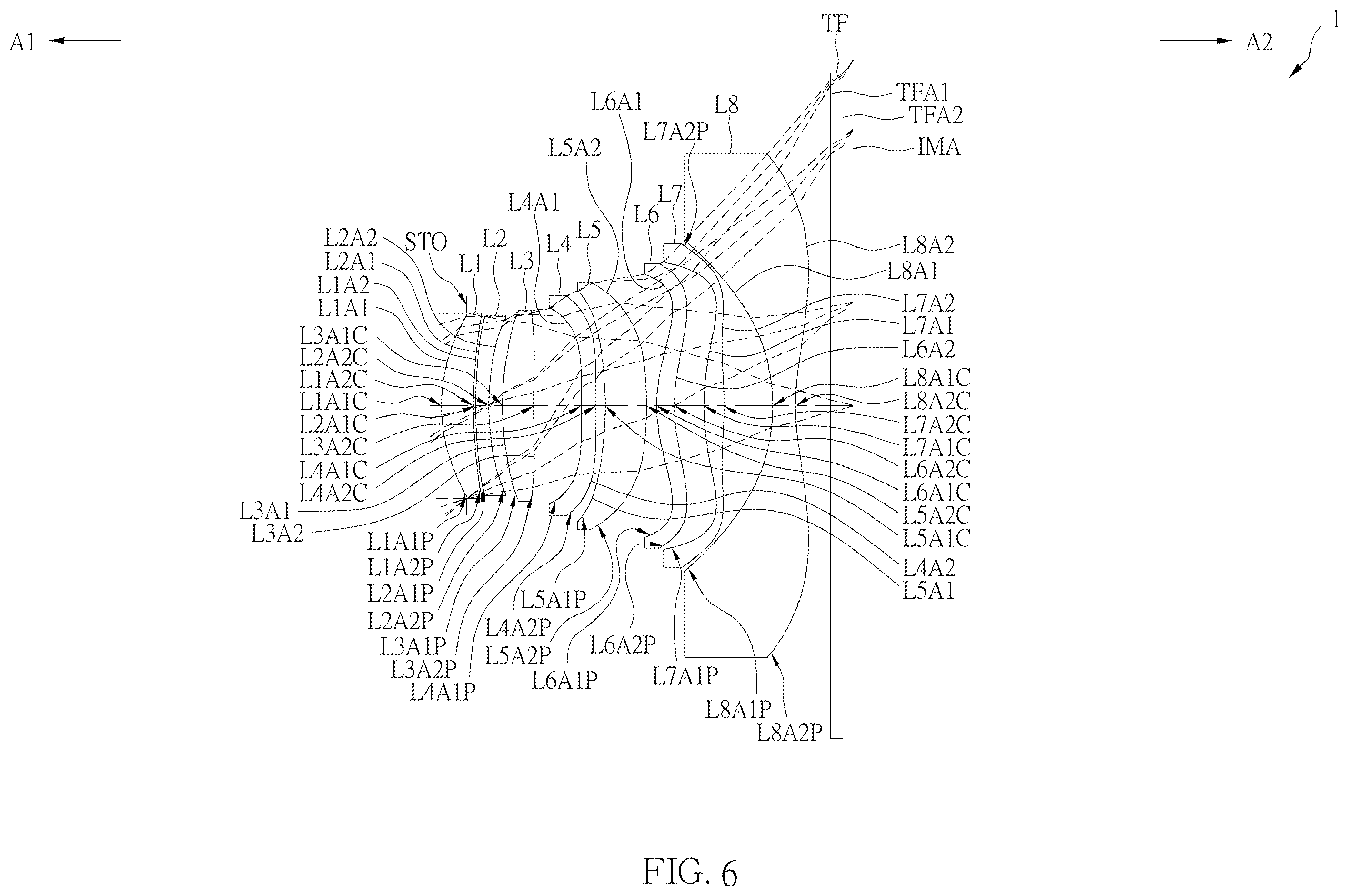 Patent US12147014 Figure 3 – Optical imaging lens