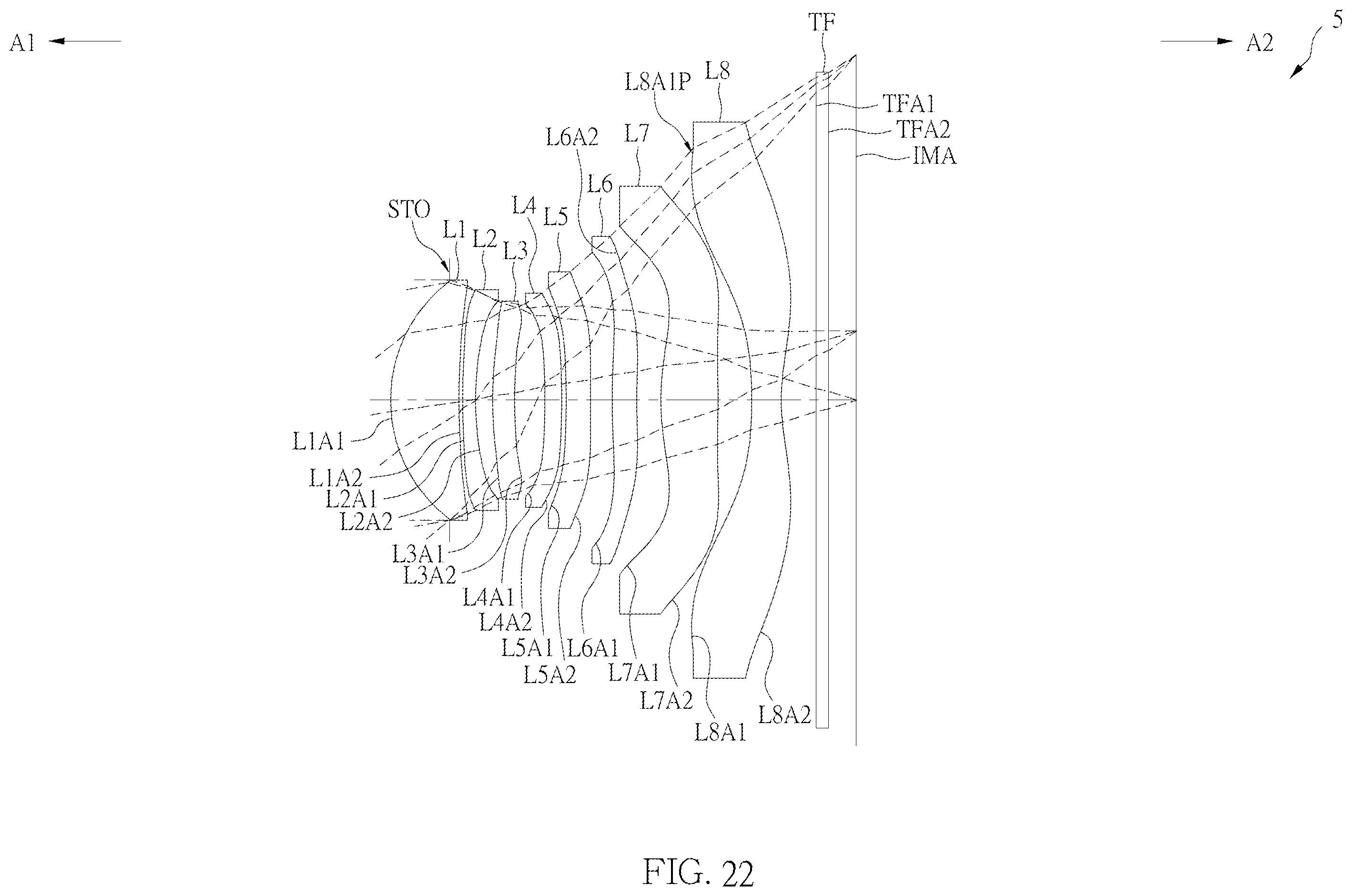 Patent US12147014 Figure 19 – Optical imaging lens