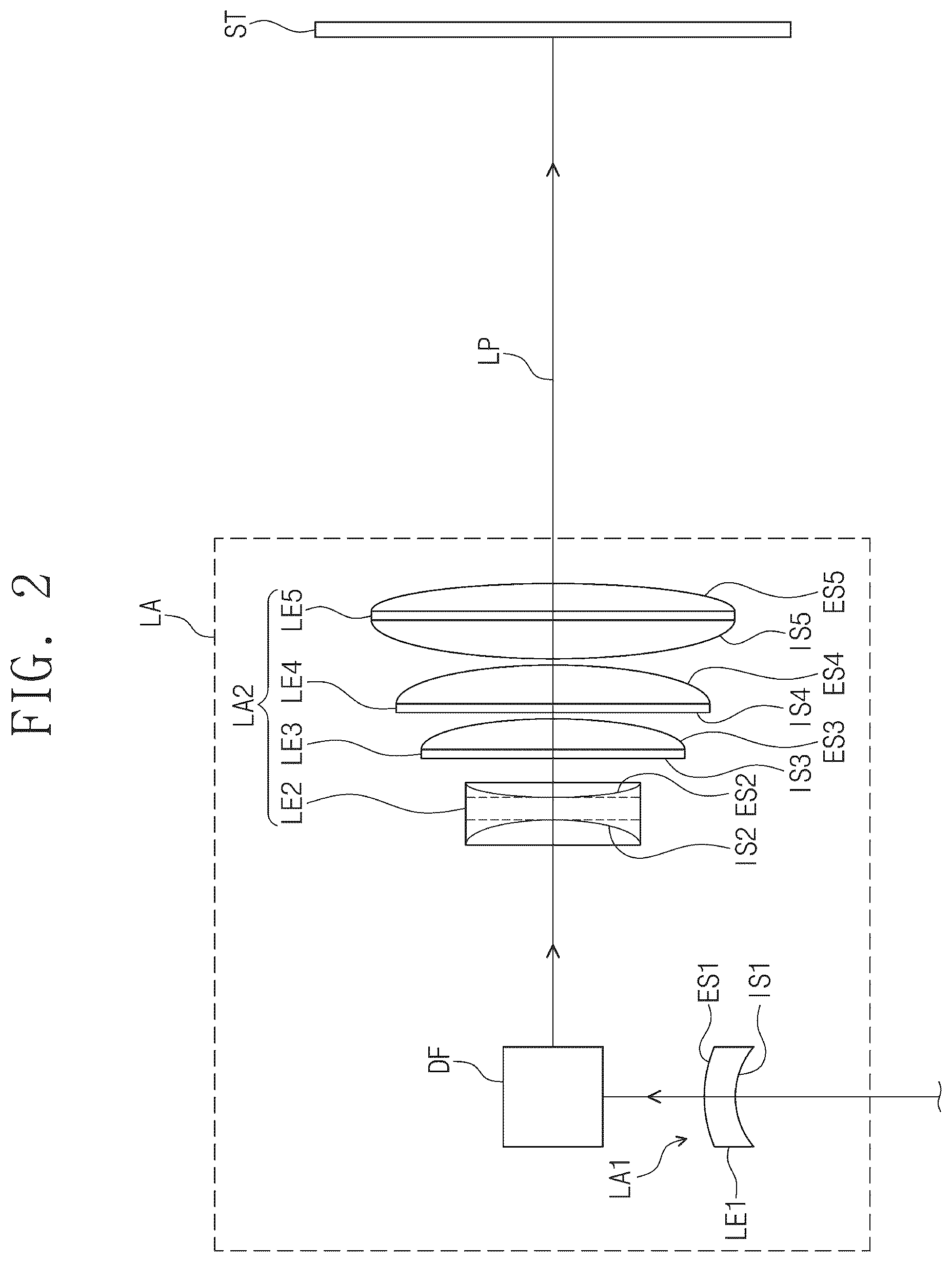 Patent US12147020 Figure 2 – Laser device including lens assembly
