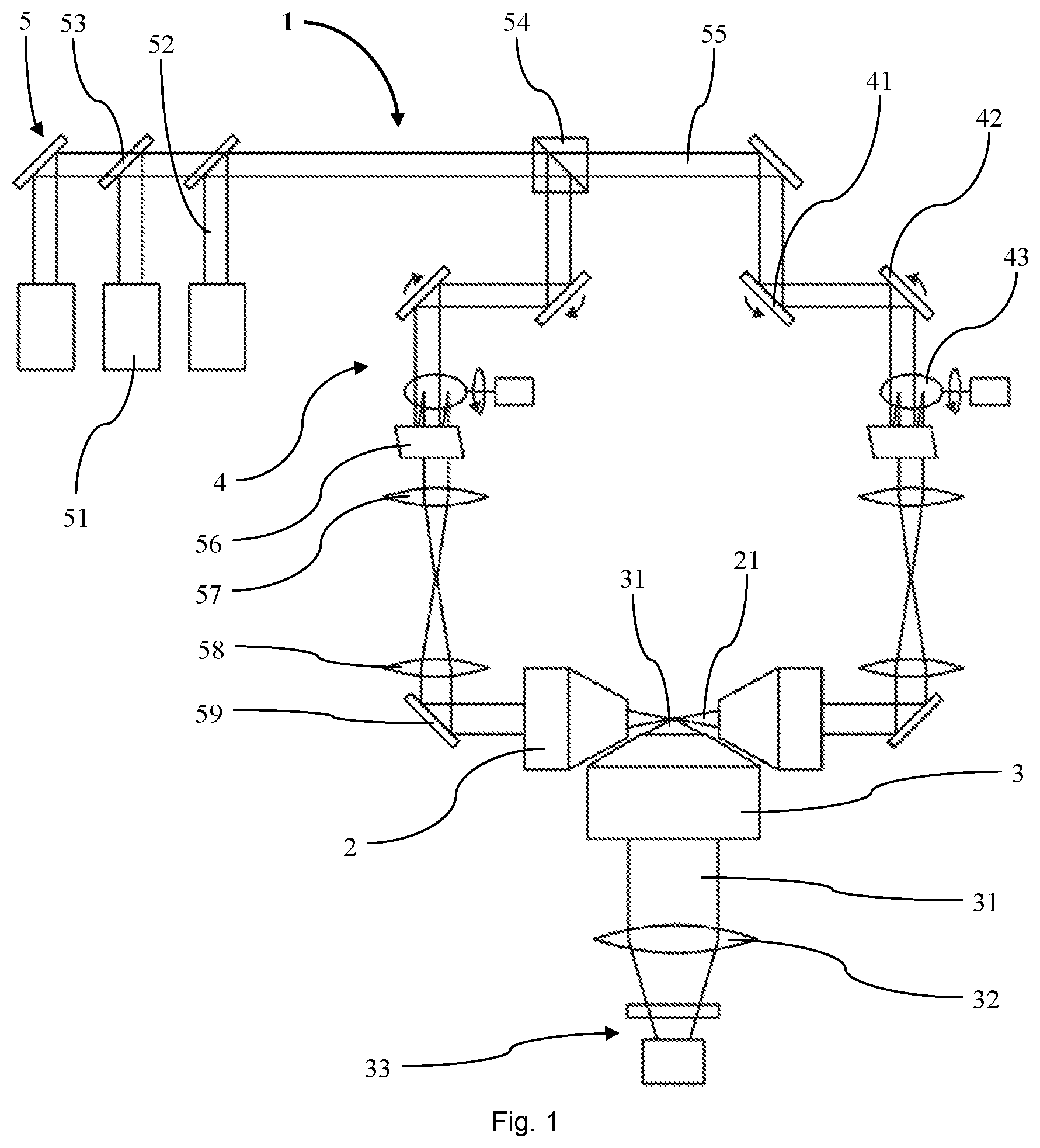 Patent US12147021 Figure 1 – Microscope, method of operating a microscope and method of imaging a sample