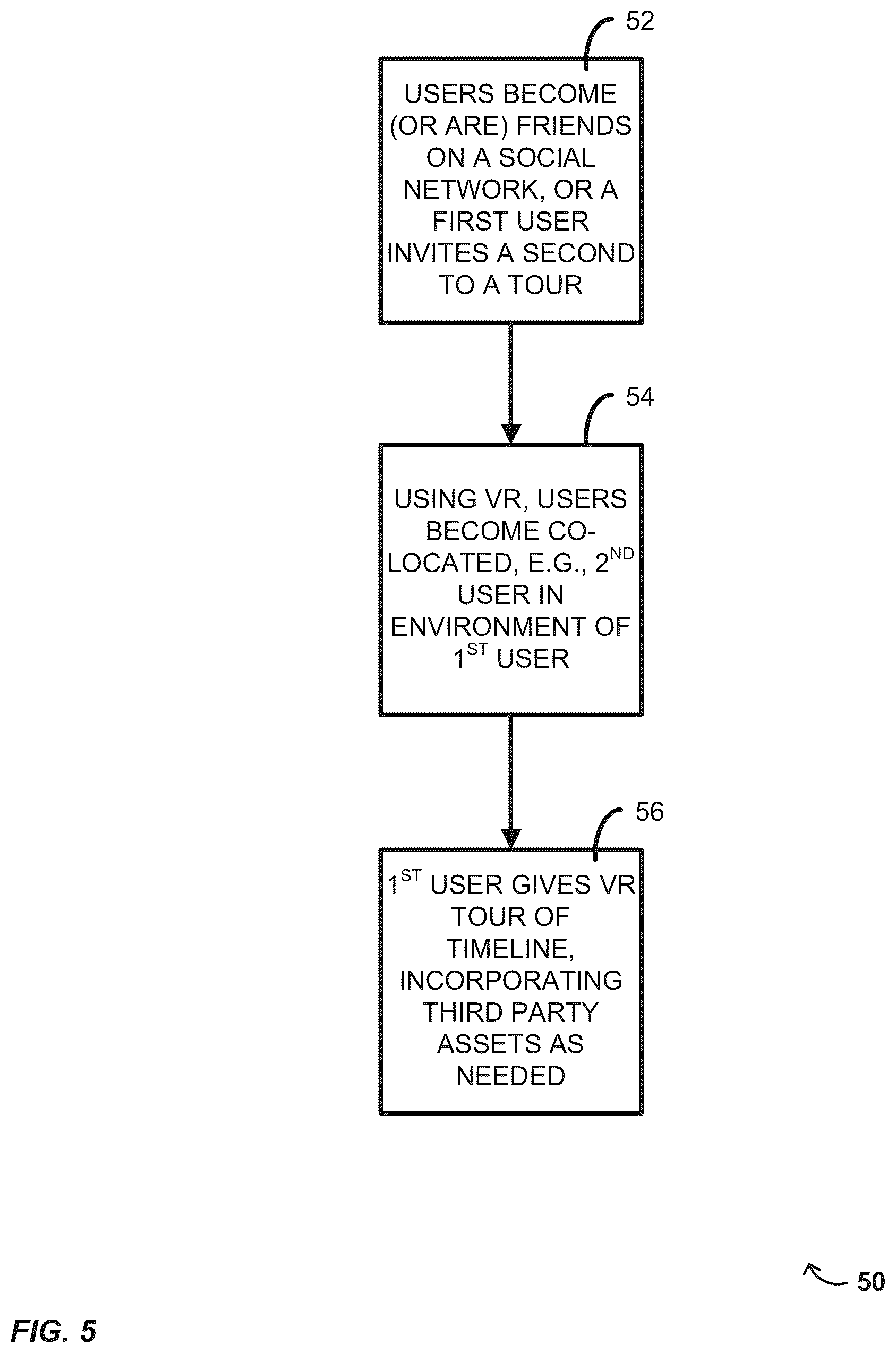 Patent US12147037 Figure 3 – System and method for distanced interactive experiences
