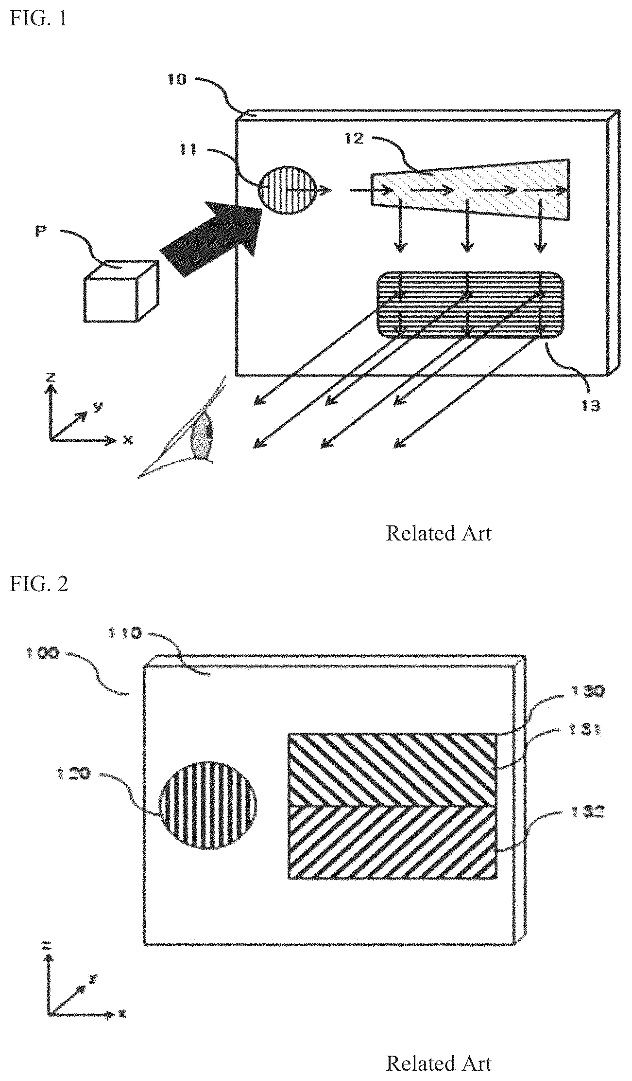 Patent US12147041 Figure 1 – Diffraction light guide plate