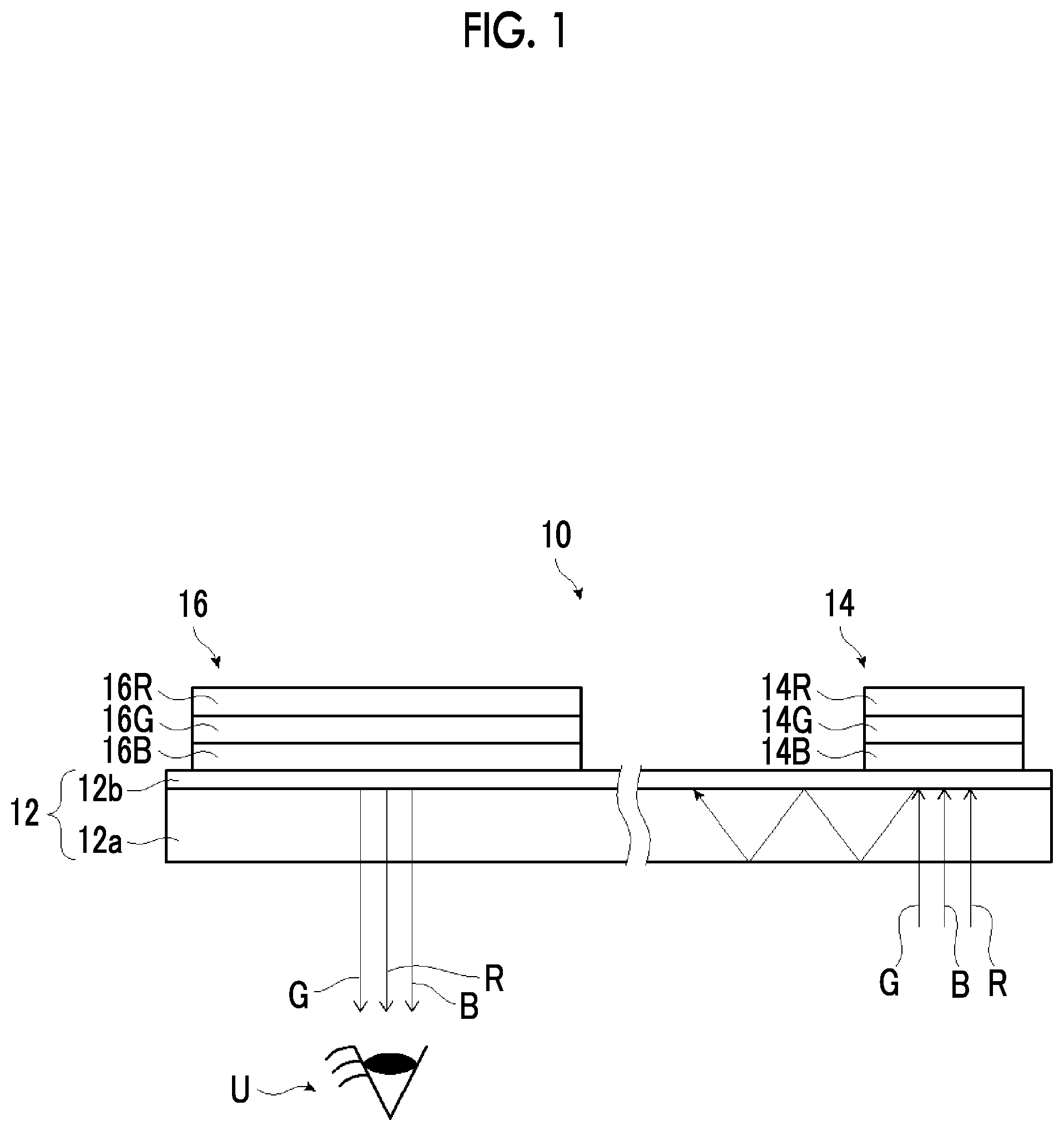 Patent US12147045 Figure 1 – Light guide element and image display apparatus